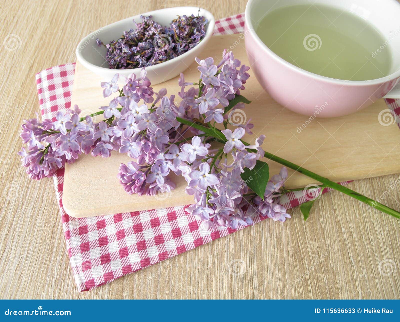 Lilac Tea with Dried Lilac Flowers Stock Image Image of naturopathy