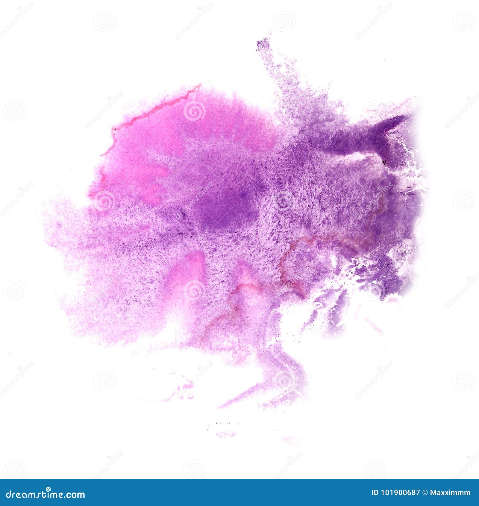 Lilas Abstrait Leau Rose C De Brosse Daquarelle Dencre