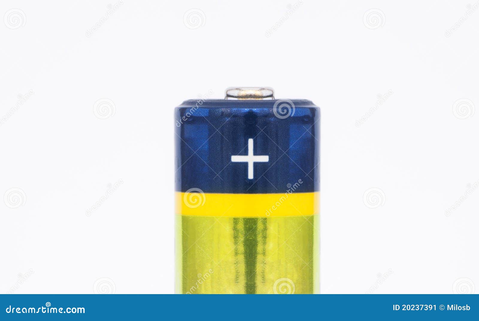 Limeblue battery stock image. Image of plus, industry 20237391