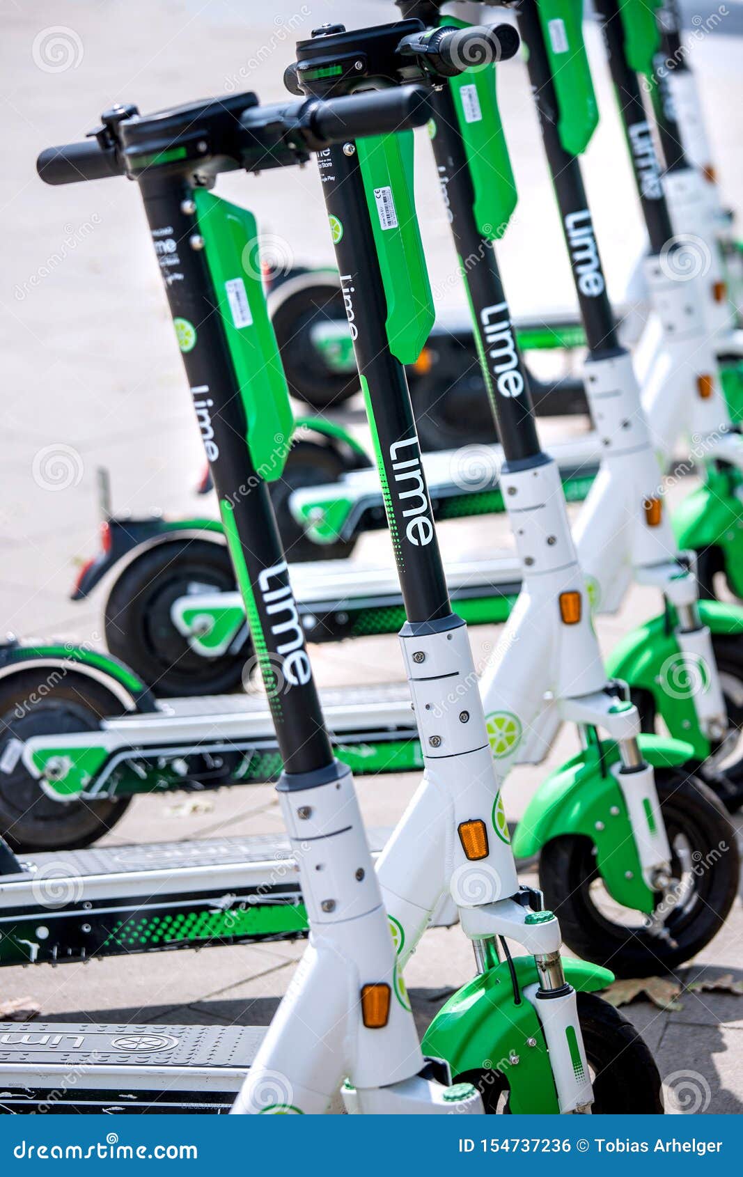 Lime Escooter Row in Cologne Germany Editorial Photo Image of lime