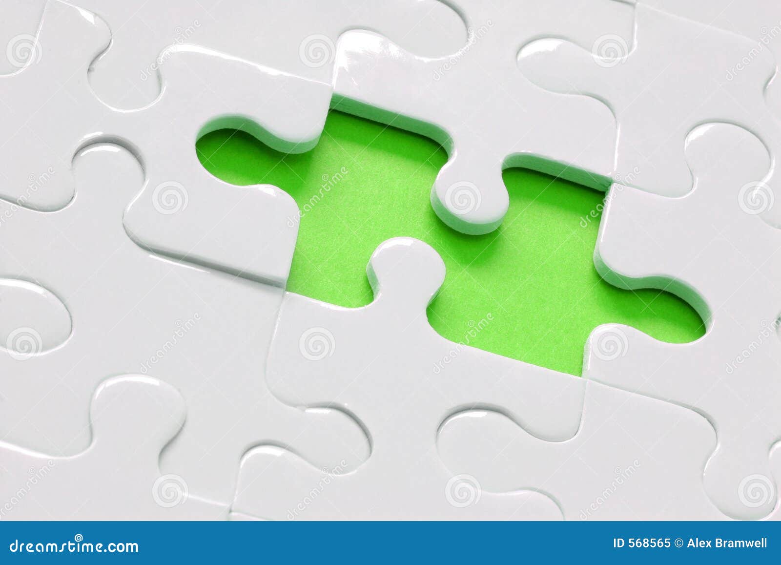 Lime Green Jigsaw stock image. Image of connective, missing 568565