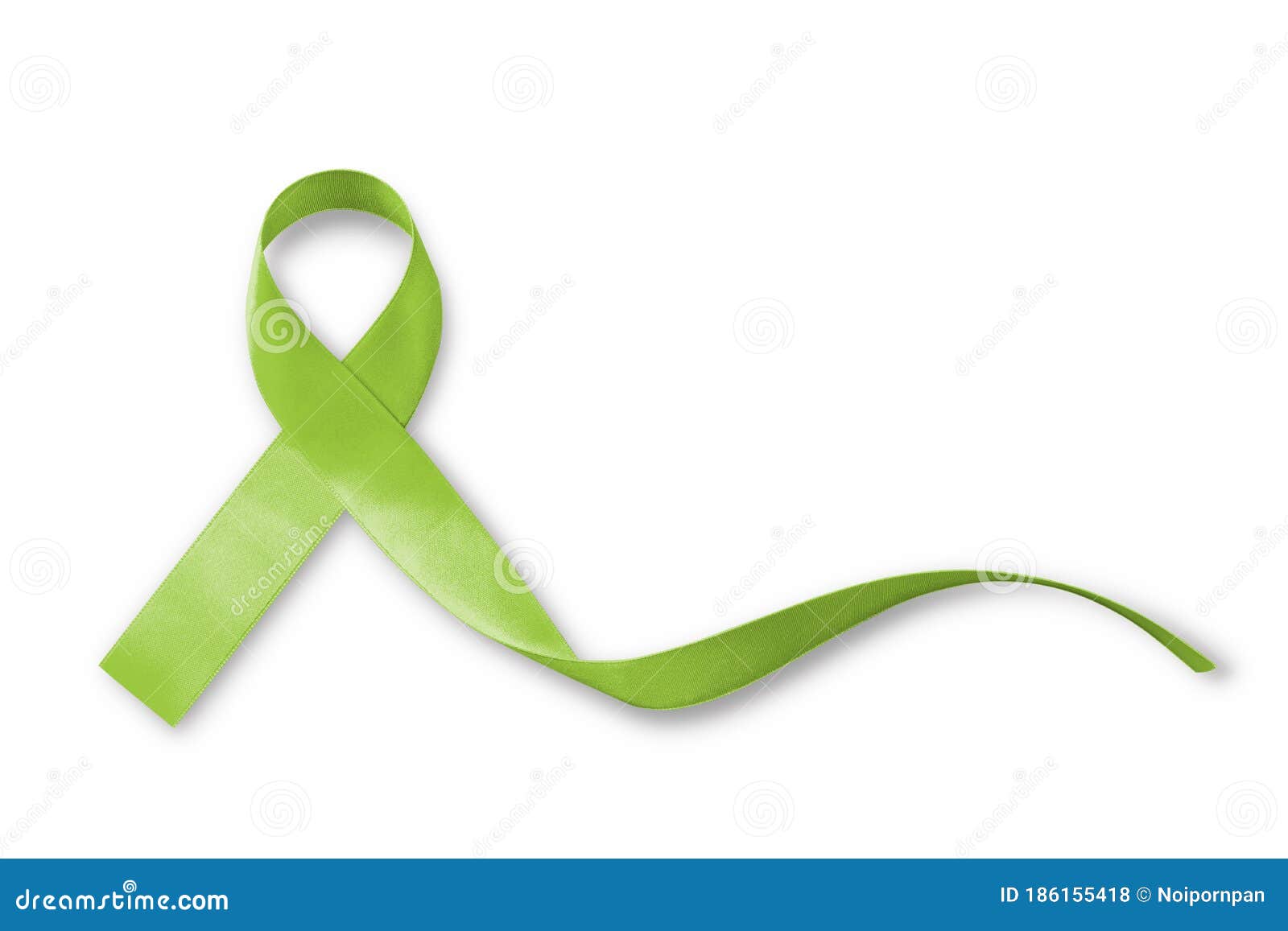 Light Green Awareness Ribbon Painted Celiac Stock Vector (Royalty Free)  719764336