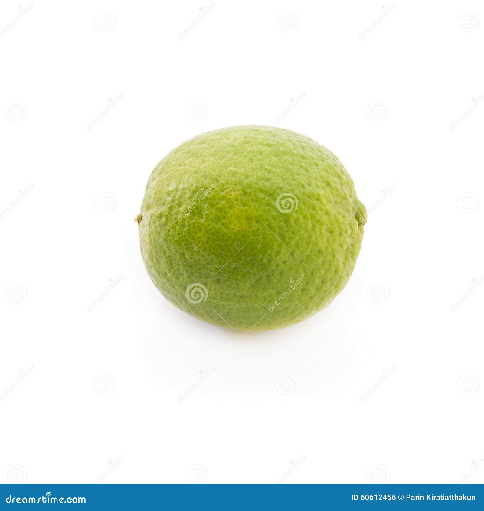 Lime Isolated on White Background. Stock Photo Image of background