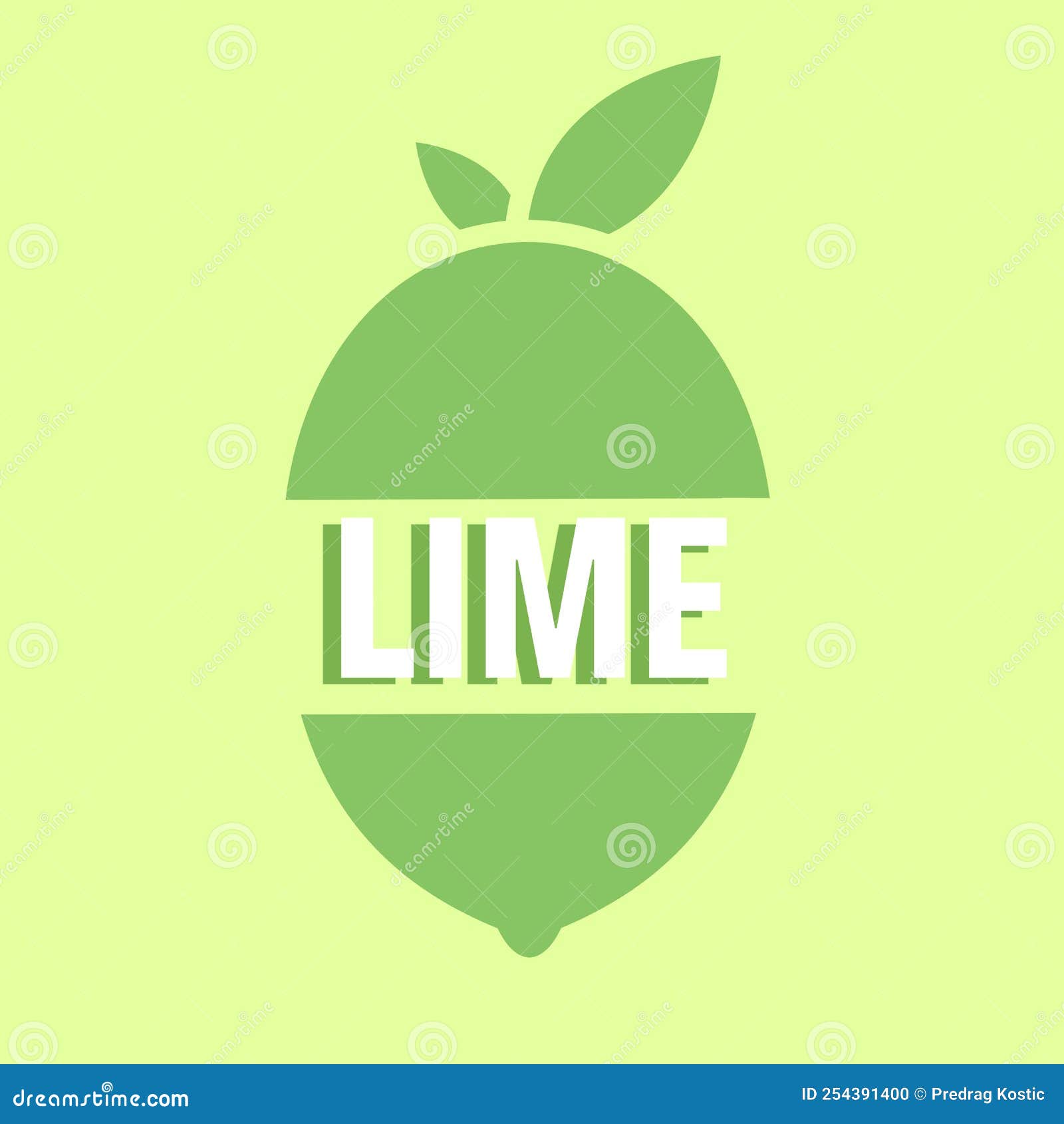 Lime logo design stock illustration. Illustration of lime 254391400