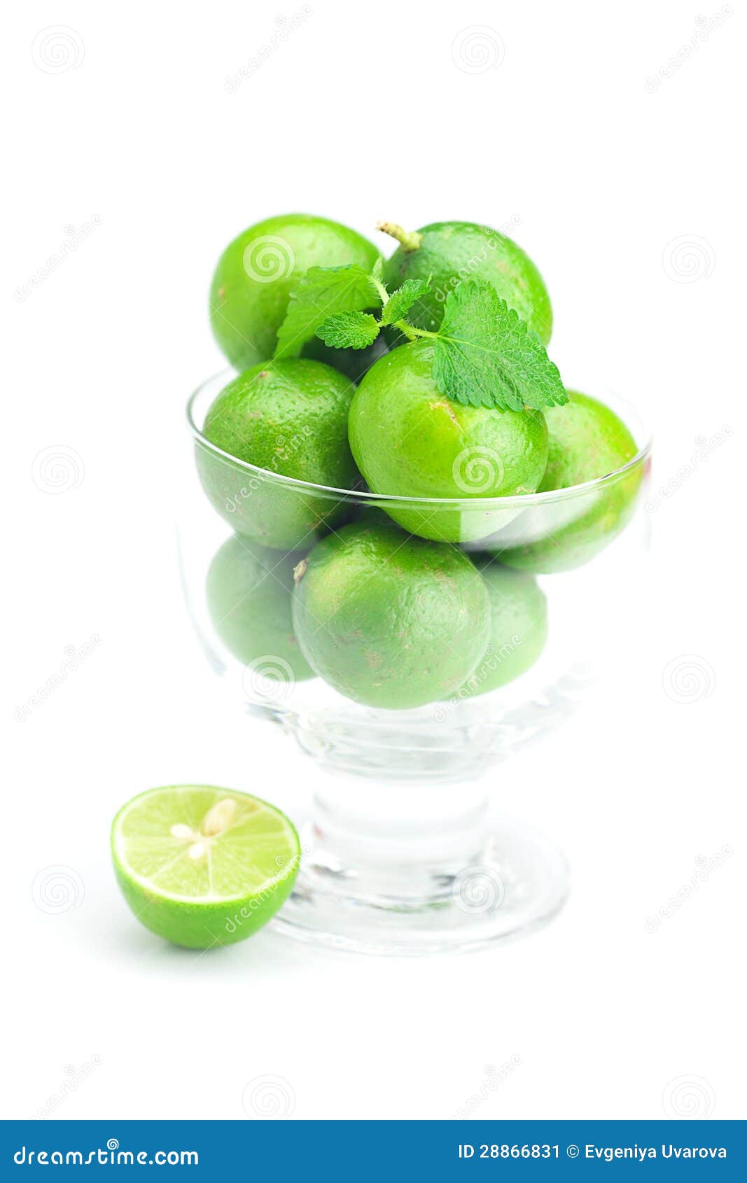 Lime and mint stock image. Image of fruit, juice, slice 28866831