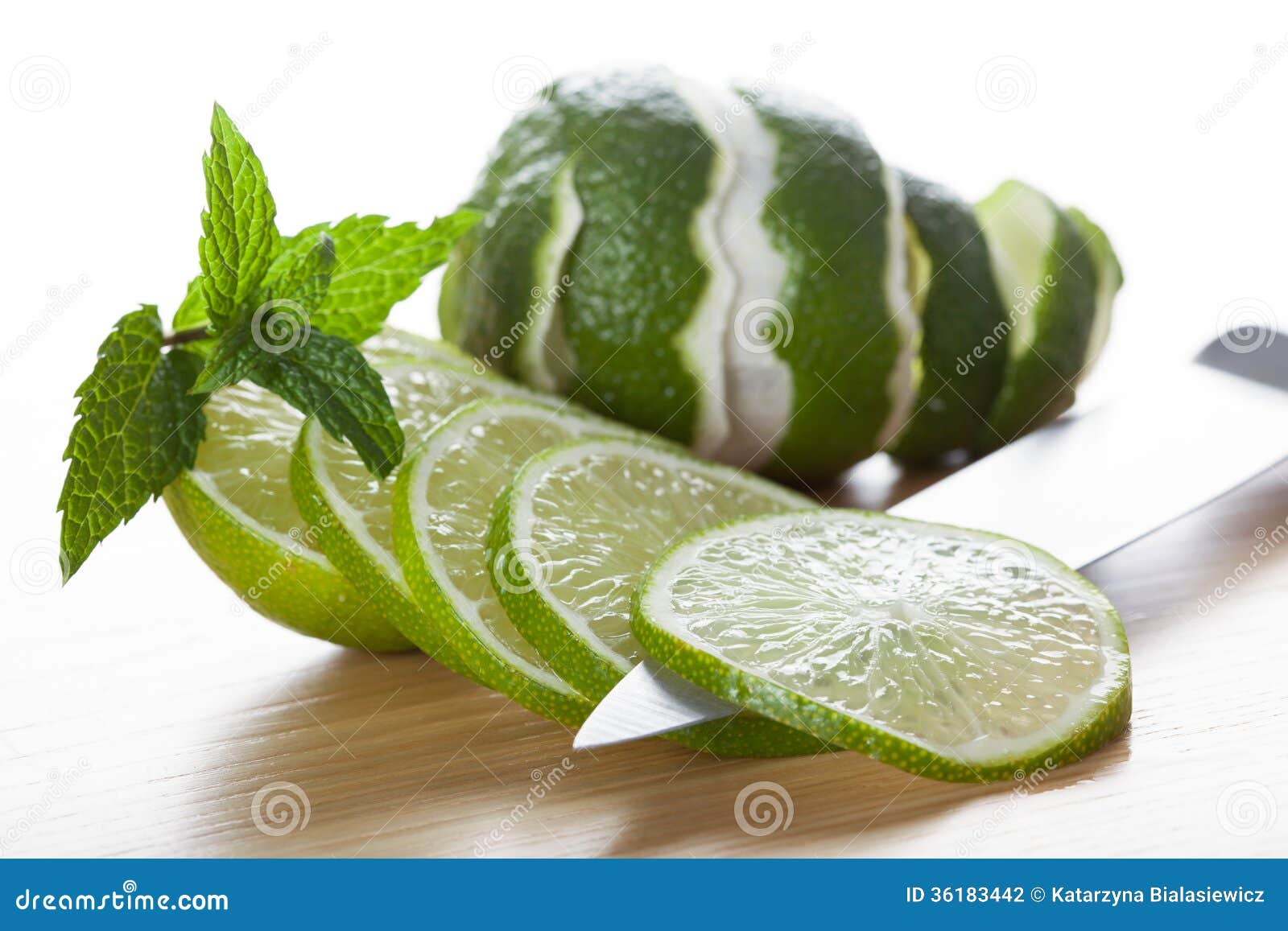 Lime and mint stock photo. Image of cook, green, nutrient 36183442