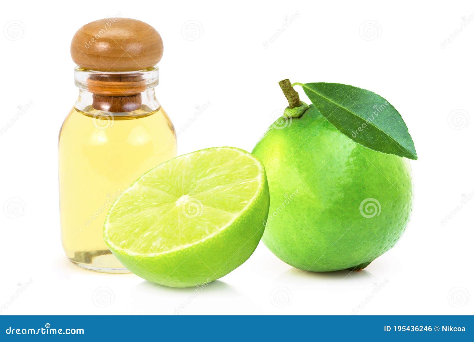 Lime essential oil stock photo. Image of isolated, juicy 195436246