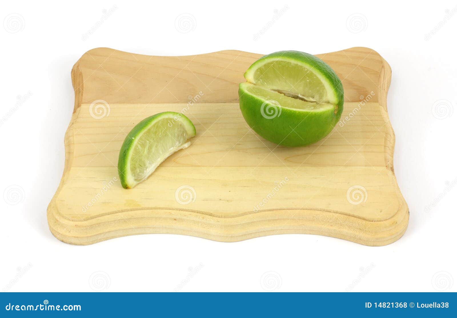 Lime Slice Cutting Board stock photo. Image of tart, sour 14821368