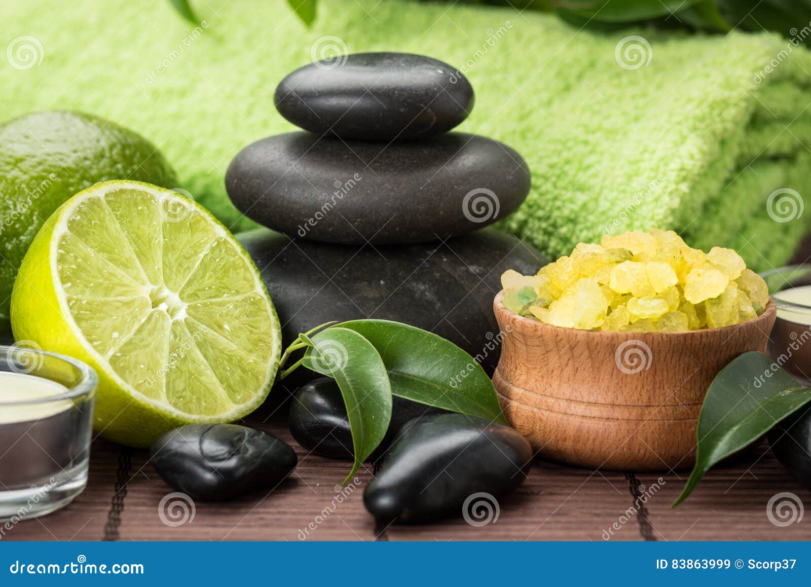 lime and toning sea crystals