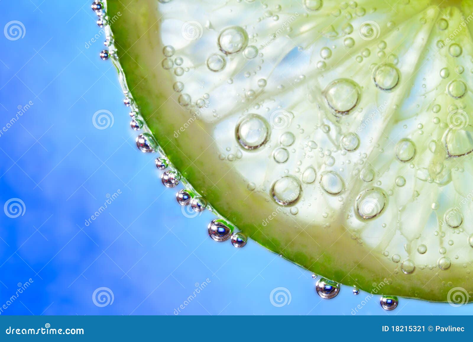 Lime in the water stock image. Image of bubbles, close 18215321