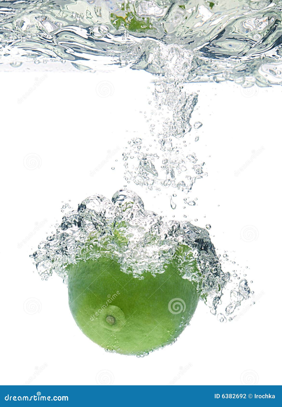 Lime in water stock photo. Image of fluid, background 6382692