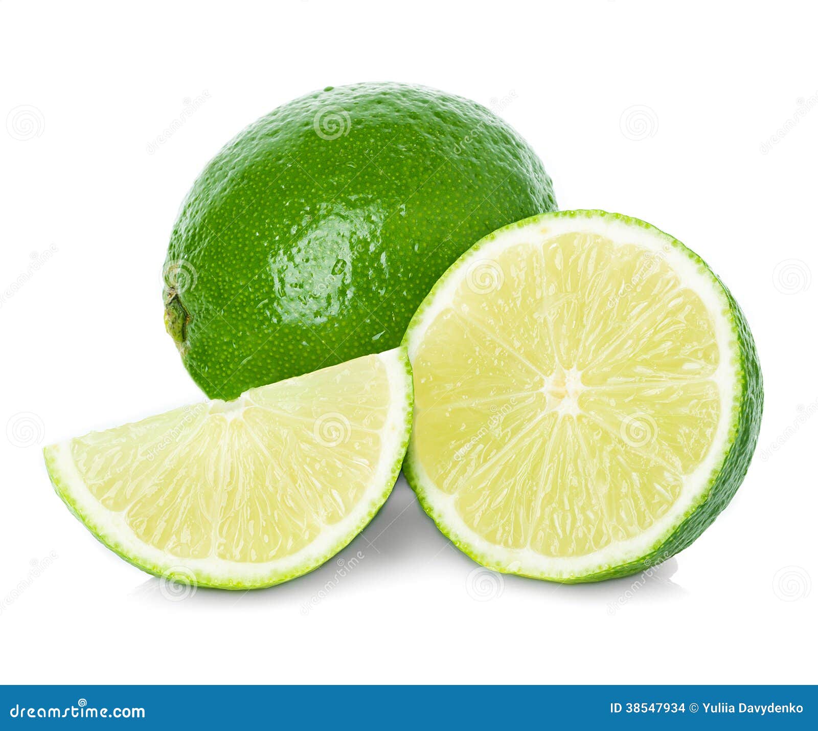 limes with slices