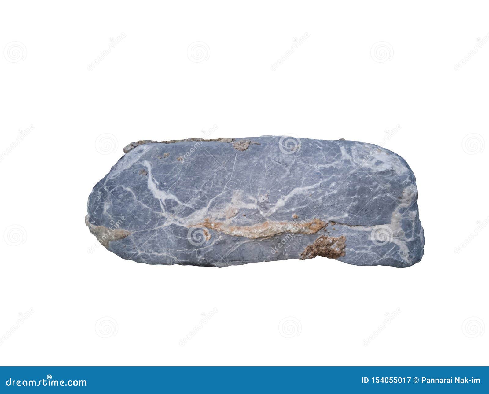 Limestone or Calcite Isolated on White Background. Stock Image Image of industrial, background