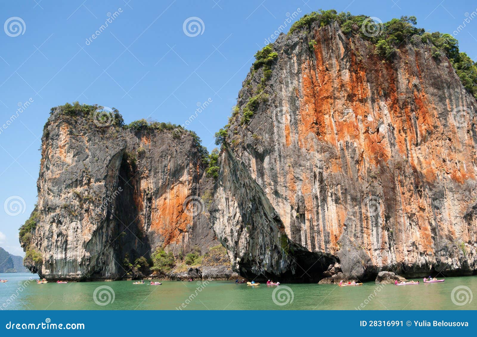 Limestone island stock image. Image of phuket, forest 28316991