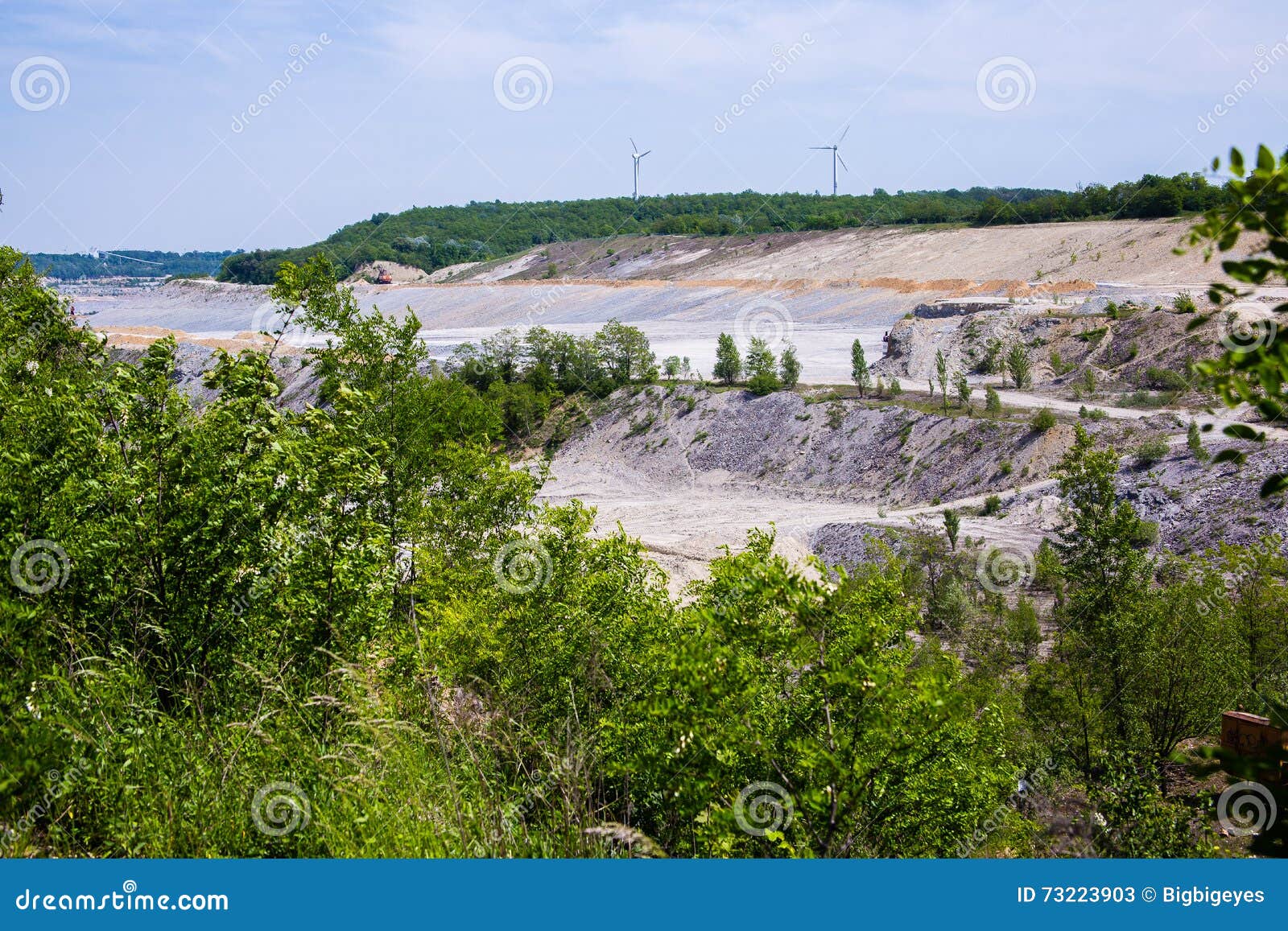 LIMESTONE MINING Cement stock image. Image of footprint - 73223903