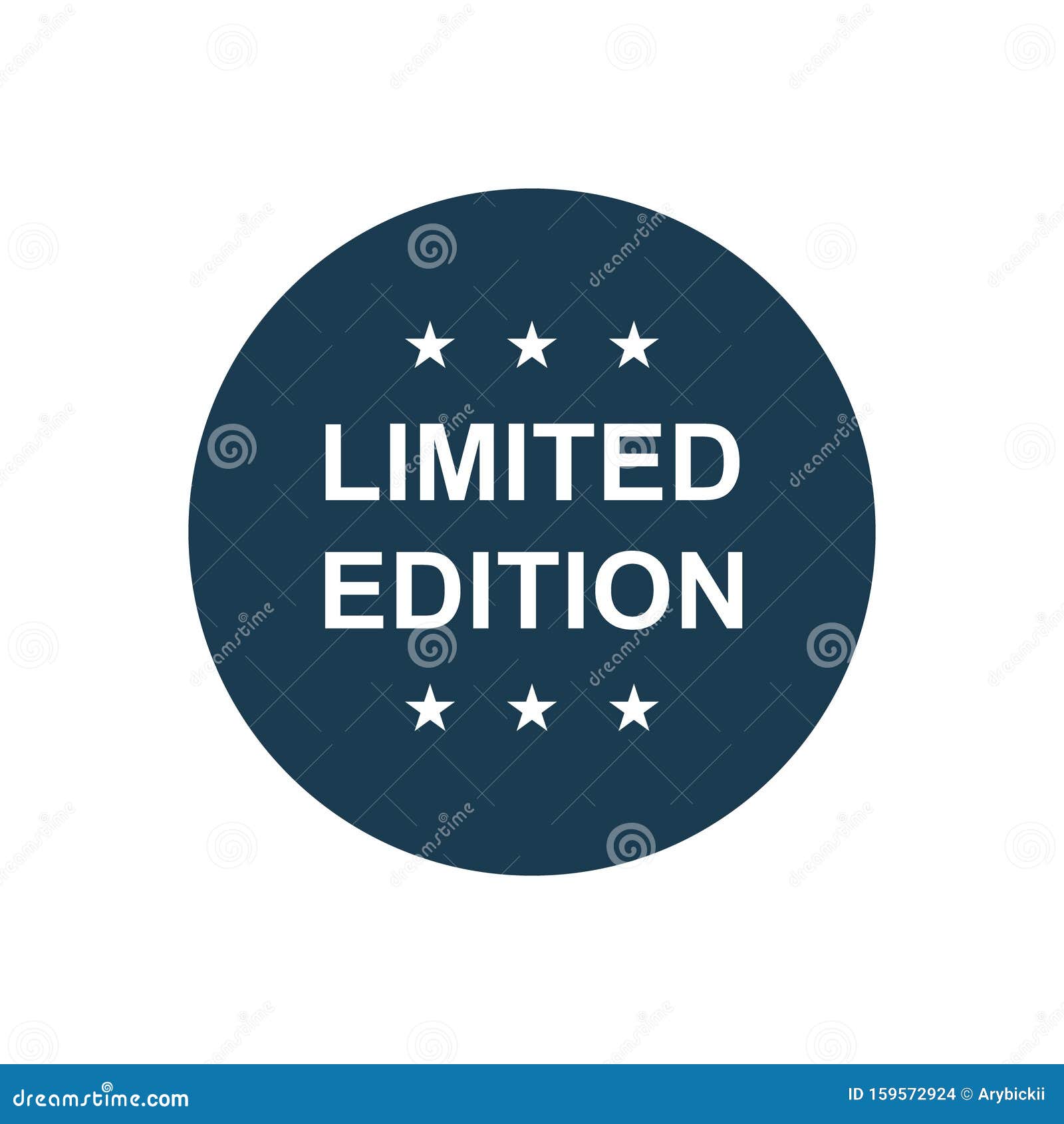 Limited Edition Vector Icon Stock Vector - Illustration of hour, icon