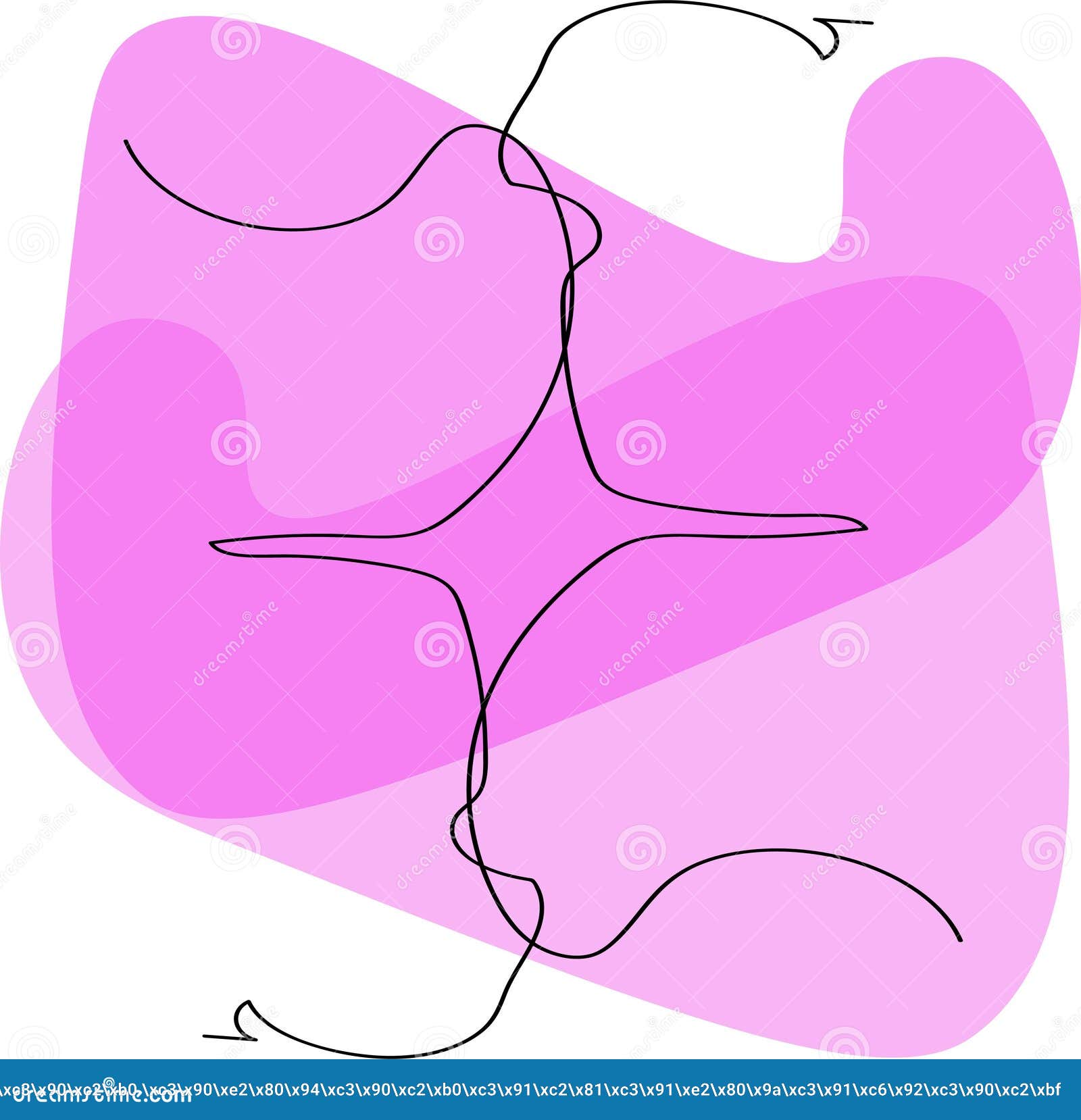 He And She, Linart, Man And Woman, Face Outlines, On Pink, Blue, Purple