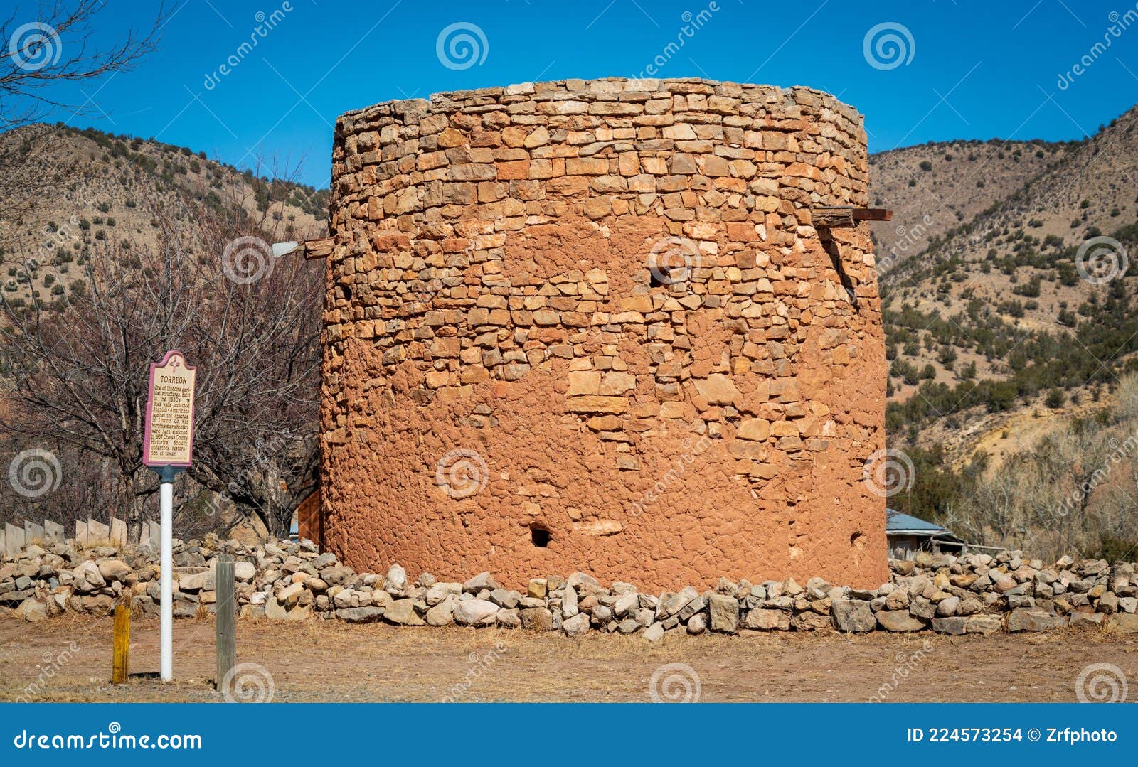 Lincoln Historic Site in New Mexico Editorial Stock Image Image of