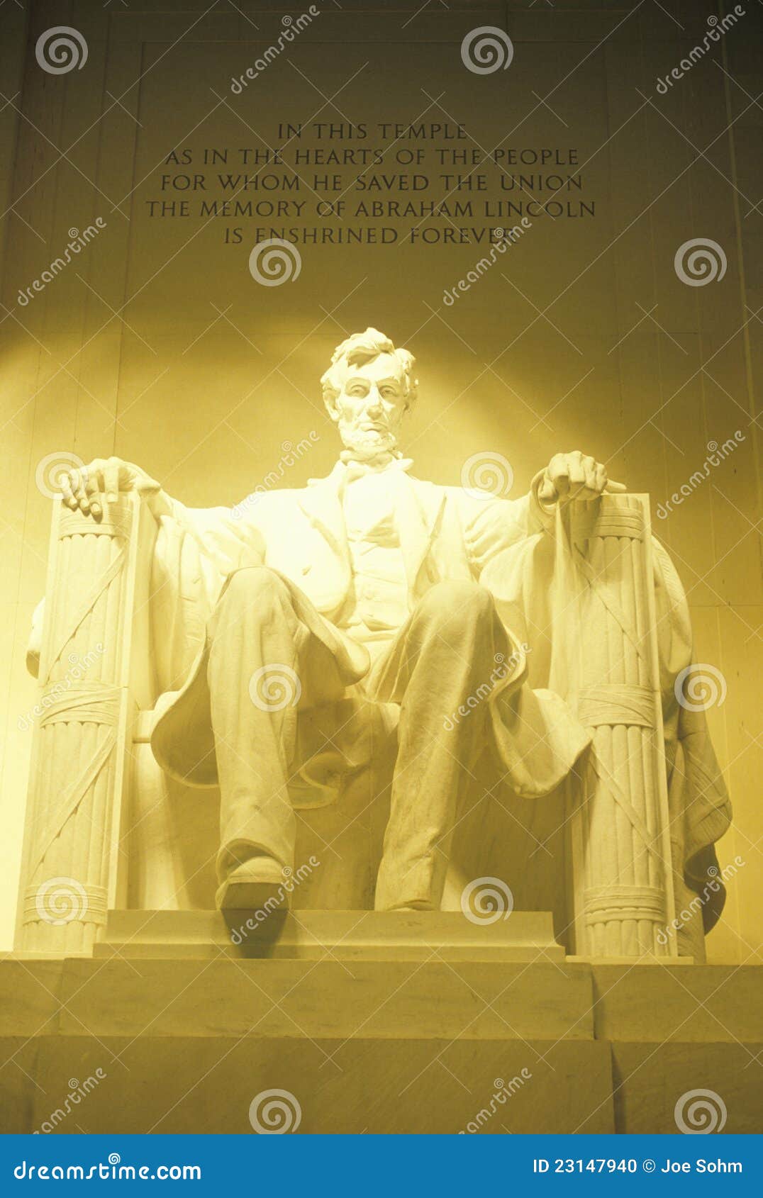 Lincoln Memorial stock photo. Image of postures, american 23147940