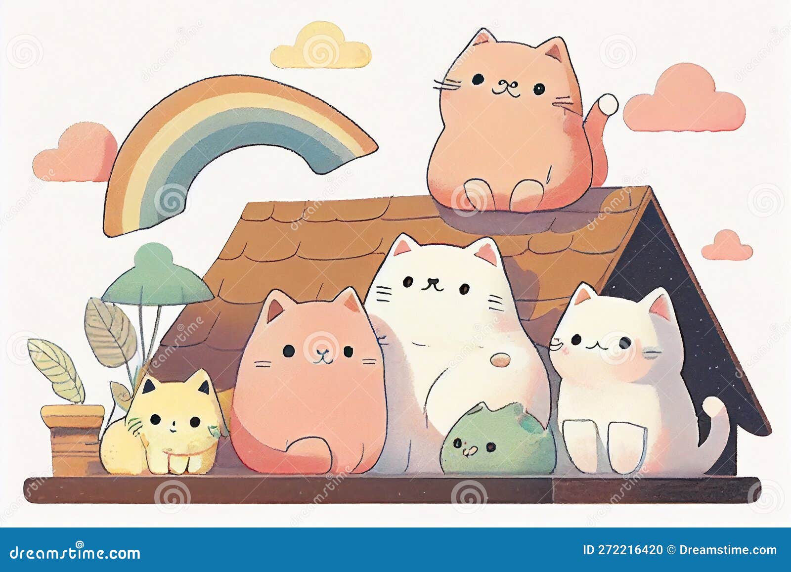 gatos kawaii