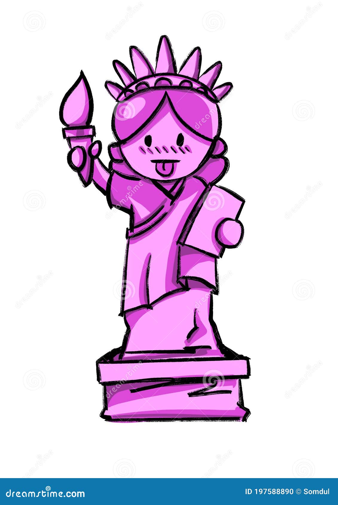 Linda Estatua De Dibujos Animados De La Libertad En Color Rosa Acto Cara Graciosa O Descarada Con La Lengua Fuera. Carácter De Ilu Stock de ilustración - Ilustración de fondo, estatua: 197588890 Linda Estatua De Dibujos Animados De La Libertad En Color Rosa Acto Cara Graciosa O Descarada Con La Lengua Fuera. Carácter De Ilu Stock de ilustración - Ilustración de fondo, estatua: 197588890