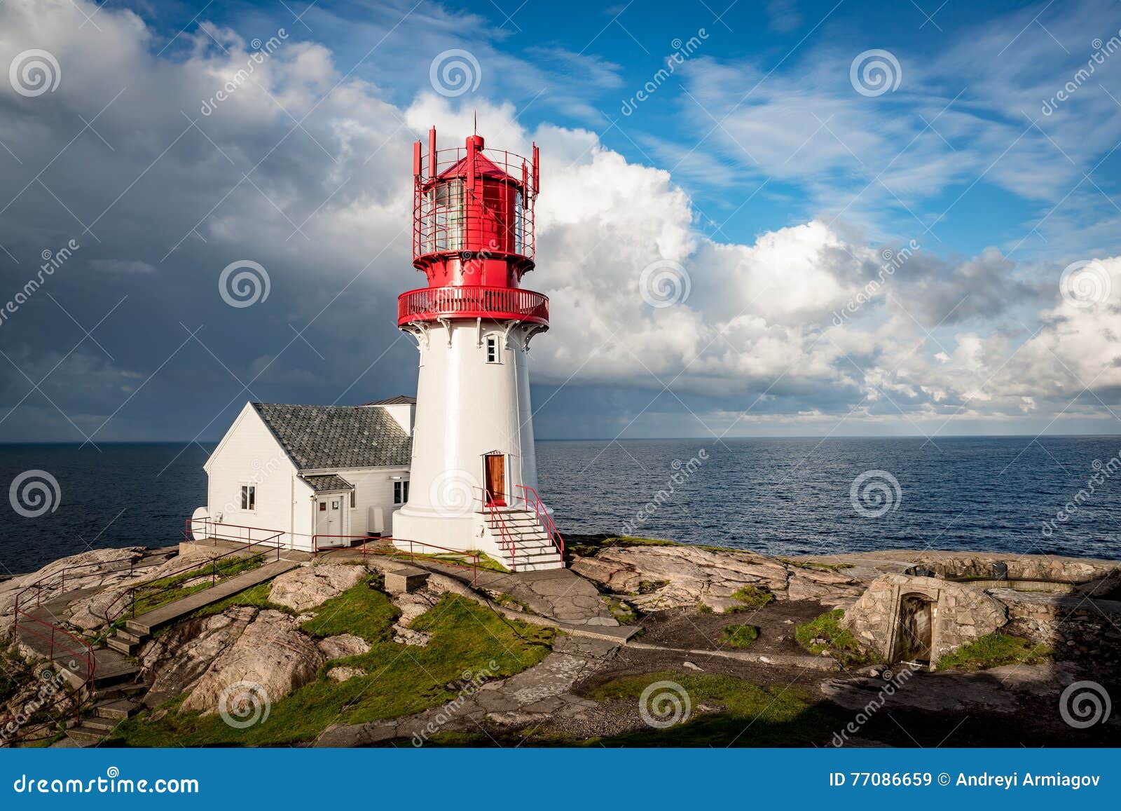 lindesnes fyr lighthouse, norway