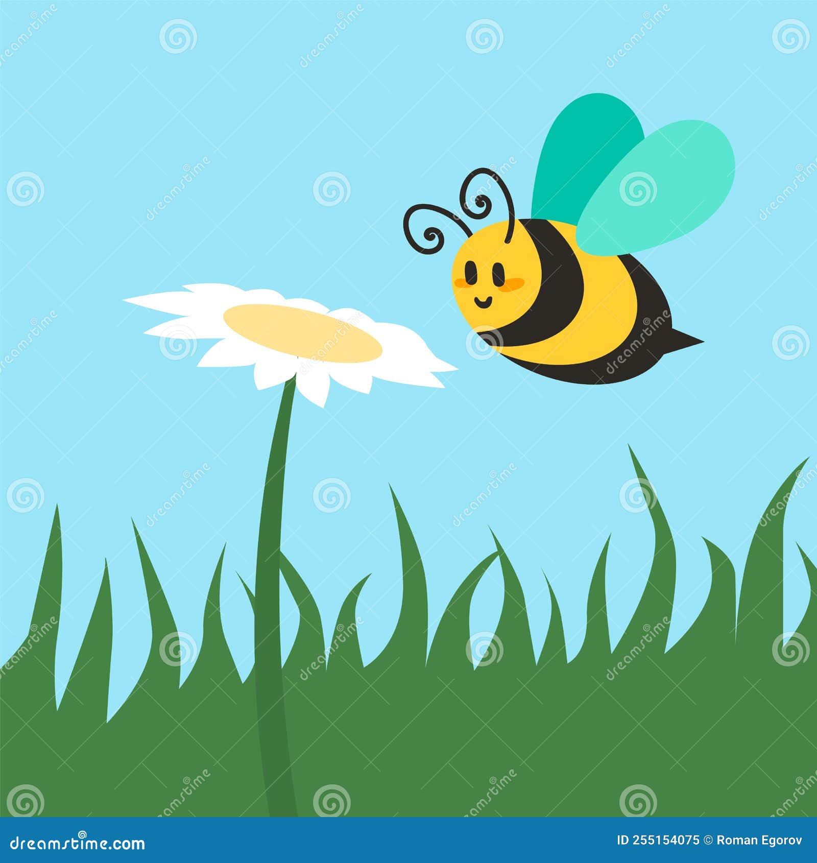 Dibujos de flor con abeja para colorear #22 Dibujos de flor con abeja para colorear