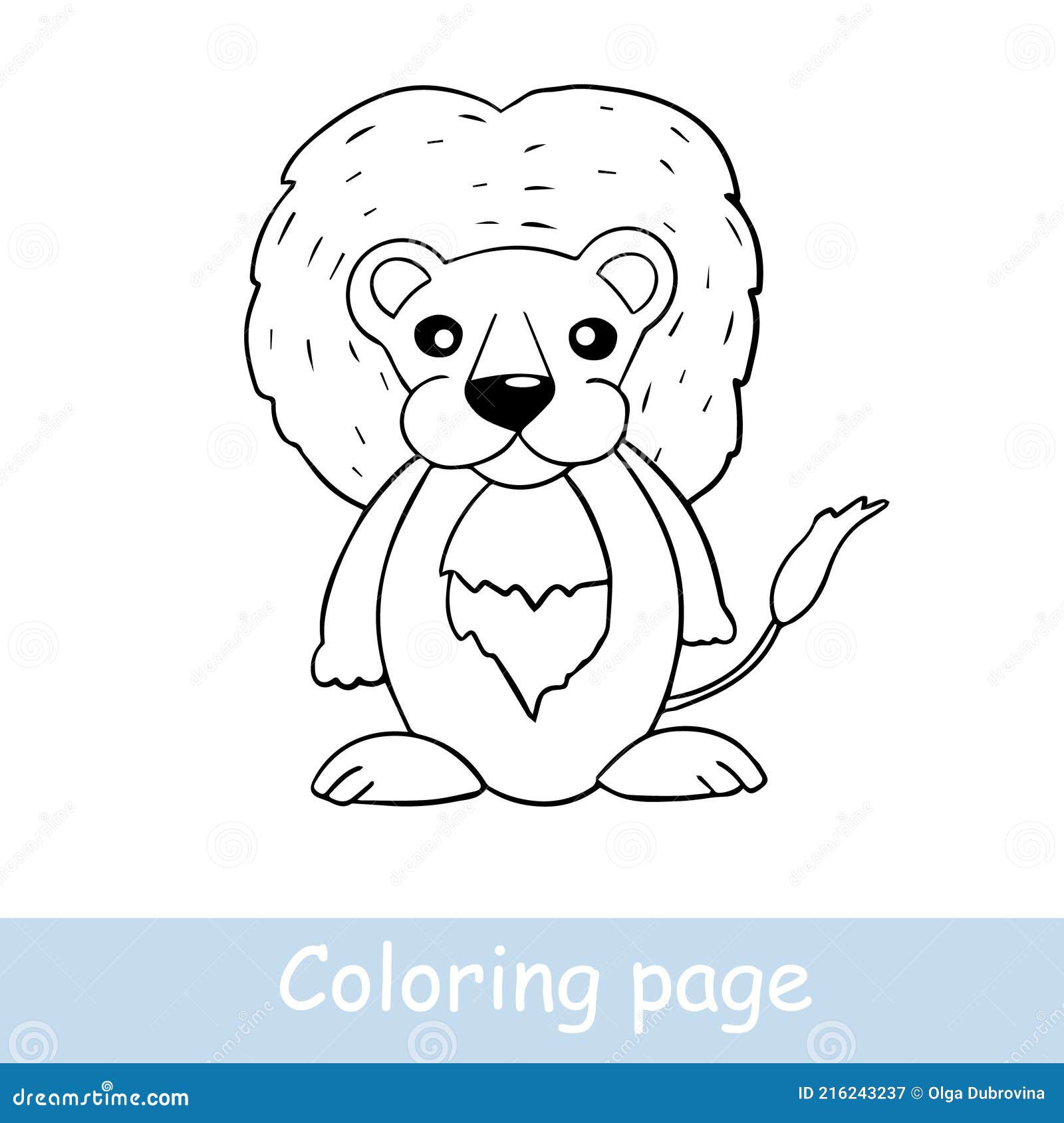 Dibujo de Niño de dibujos animados con libro para colorear
