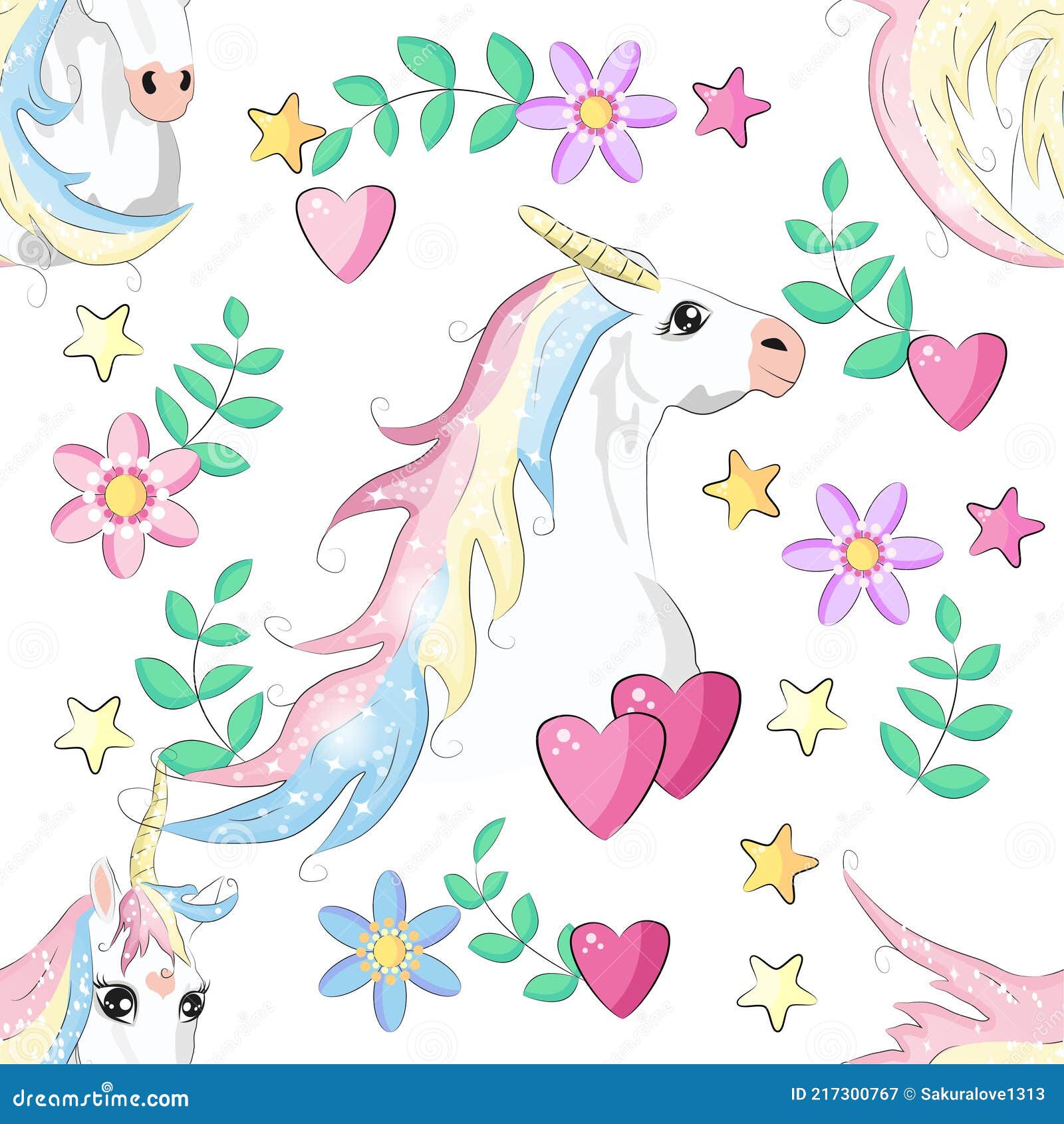 Hermosa Chica De Dibujos Animados Unicornio Princesa Arco El 