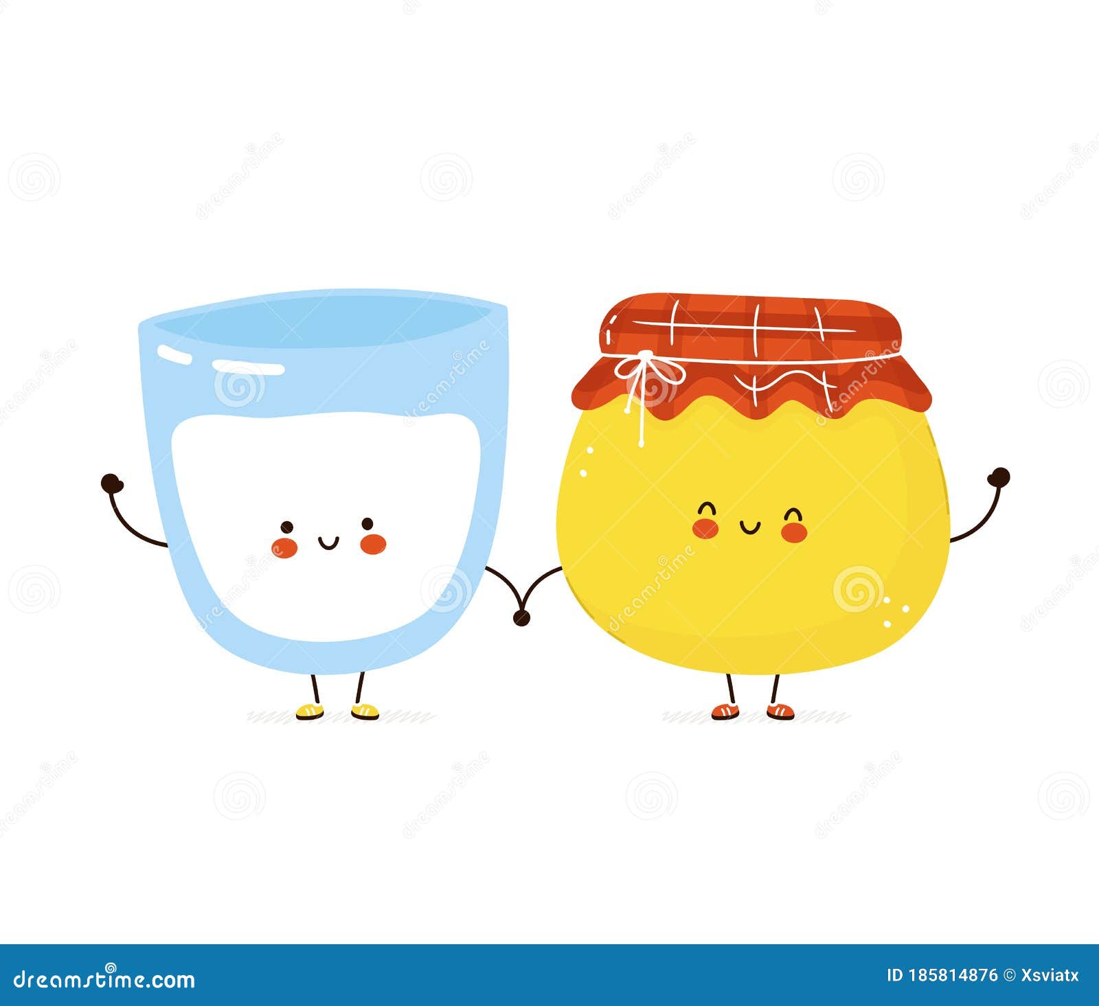 Lindo Y Feliz Vaso De Leche Y Tarro De Miel Ilustración del Vector - Ilustración de flujo, cristal: 185814876 Lindo Y Feliz Vaso De Leche Y Tarro De Miel Ilustración del Vector - Ilustración de flujo, cristal: 185814876