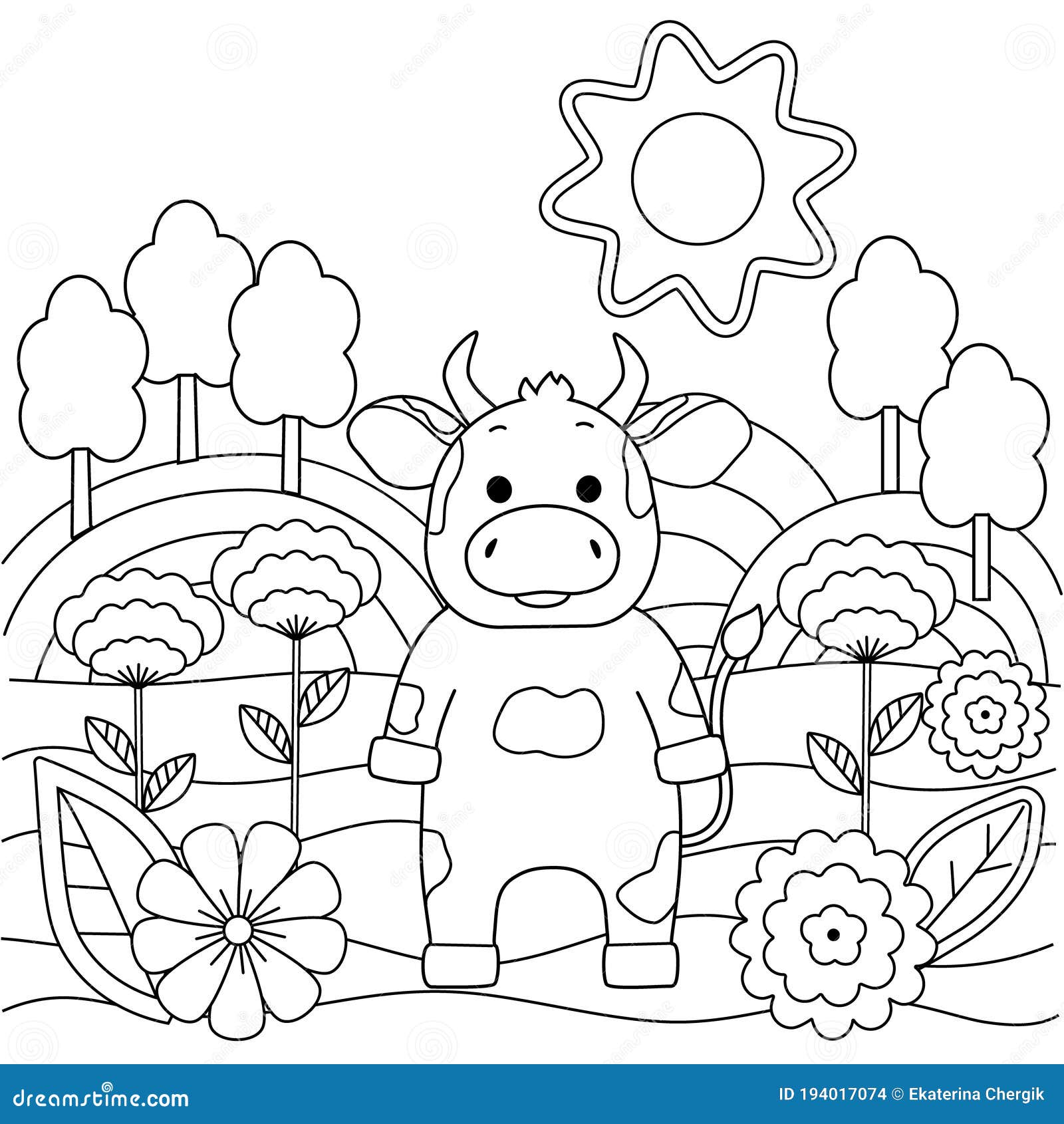 Fundo Página De Livro Para Colorir Adulto Com Animais No Campo Fundo,  Desenho De Primavera Grátis Para Colorir Imagem de plano de fundo para  download gratuito