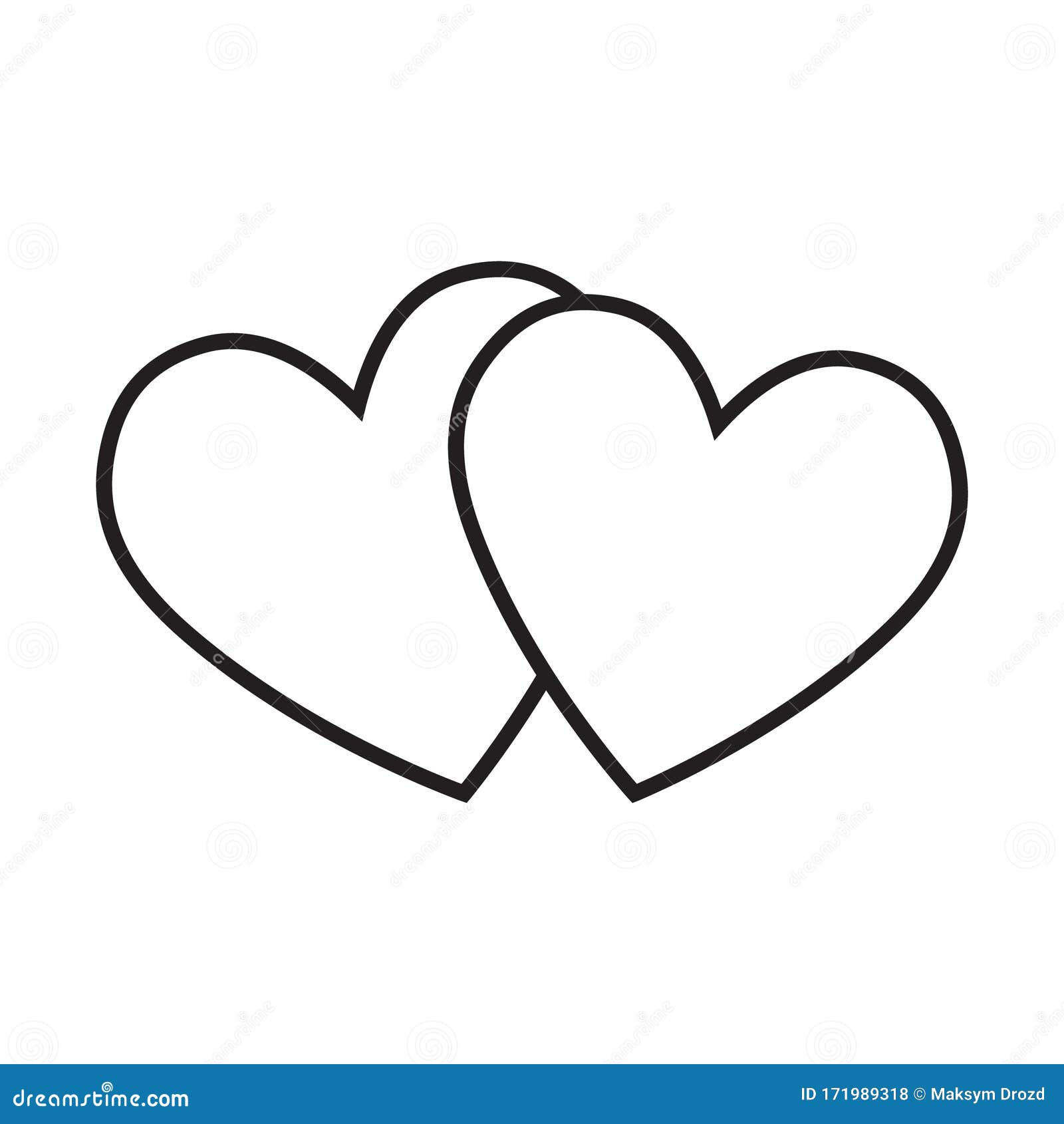 Squiggley Heart Stamp