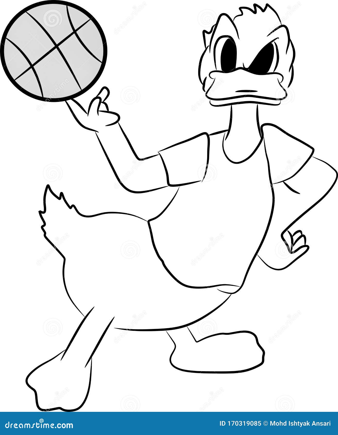Line Art Drawing of Famous Cartoon Character Donald Duck Editorial Image -  Image of line, drawing: 170319085