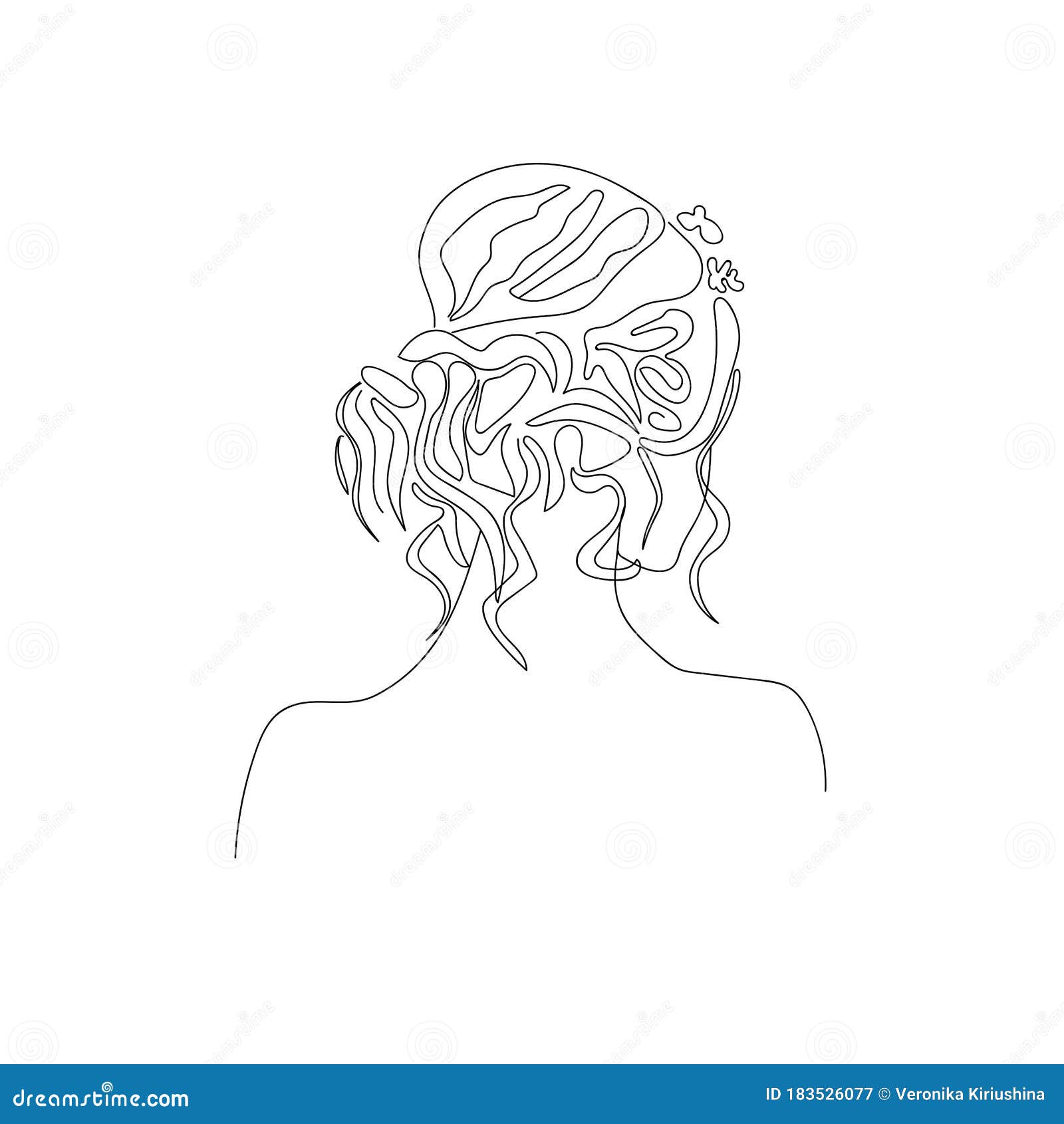 Female hairstyle monochrome icons in set collection for design Stylish  haircut vector symbol stock illustration Stock Vector Image  Art  Alamy
