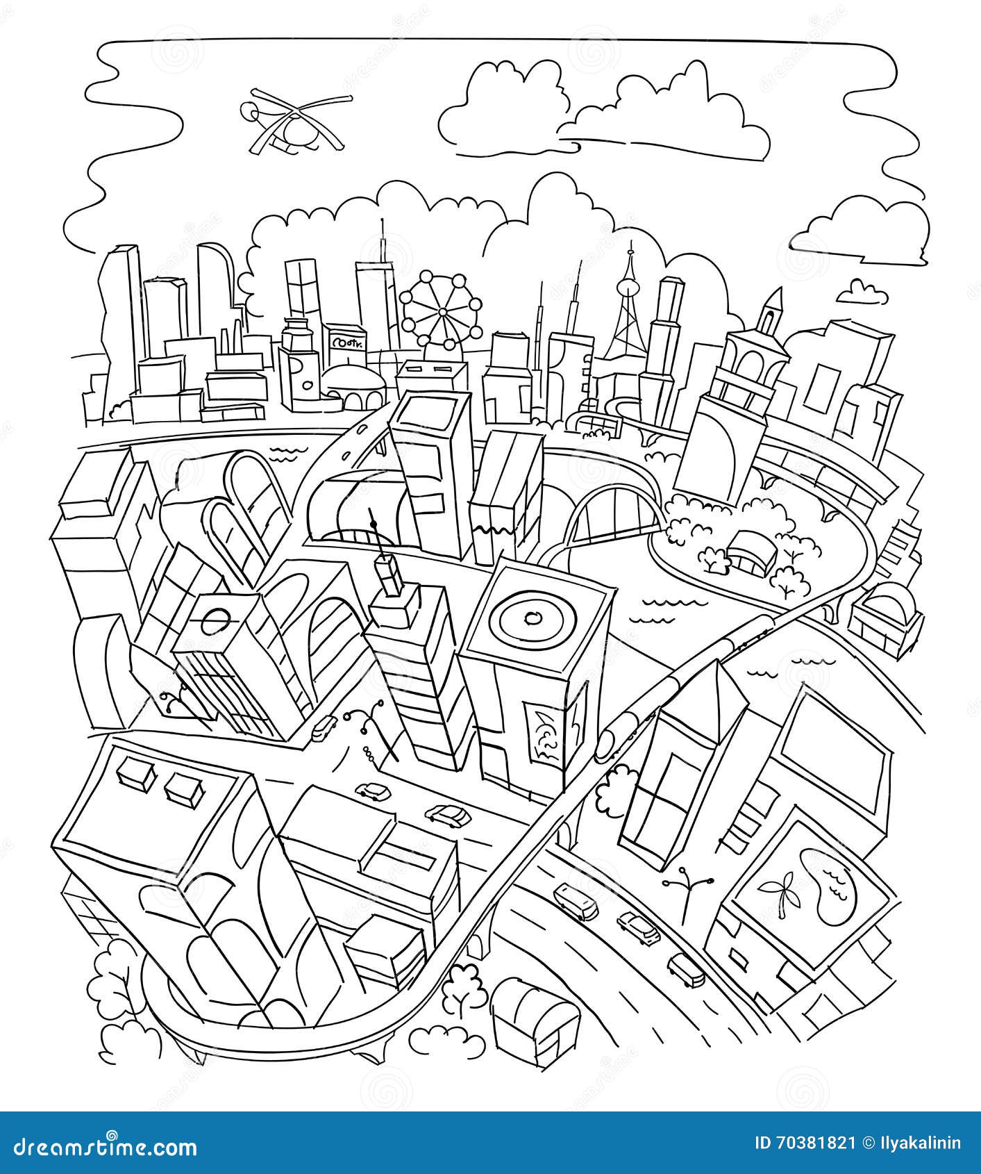 Futuristic Coloring Pages