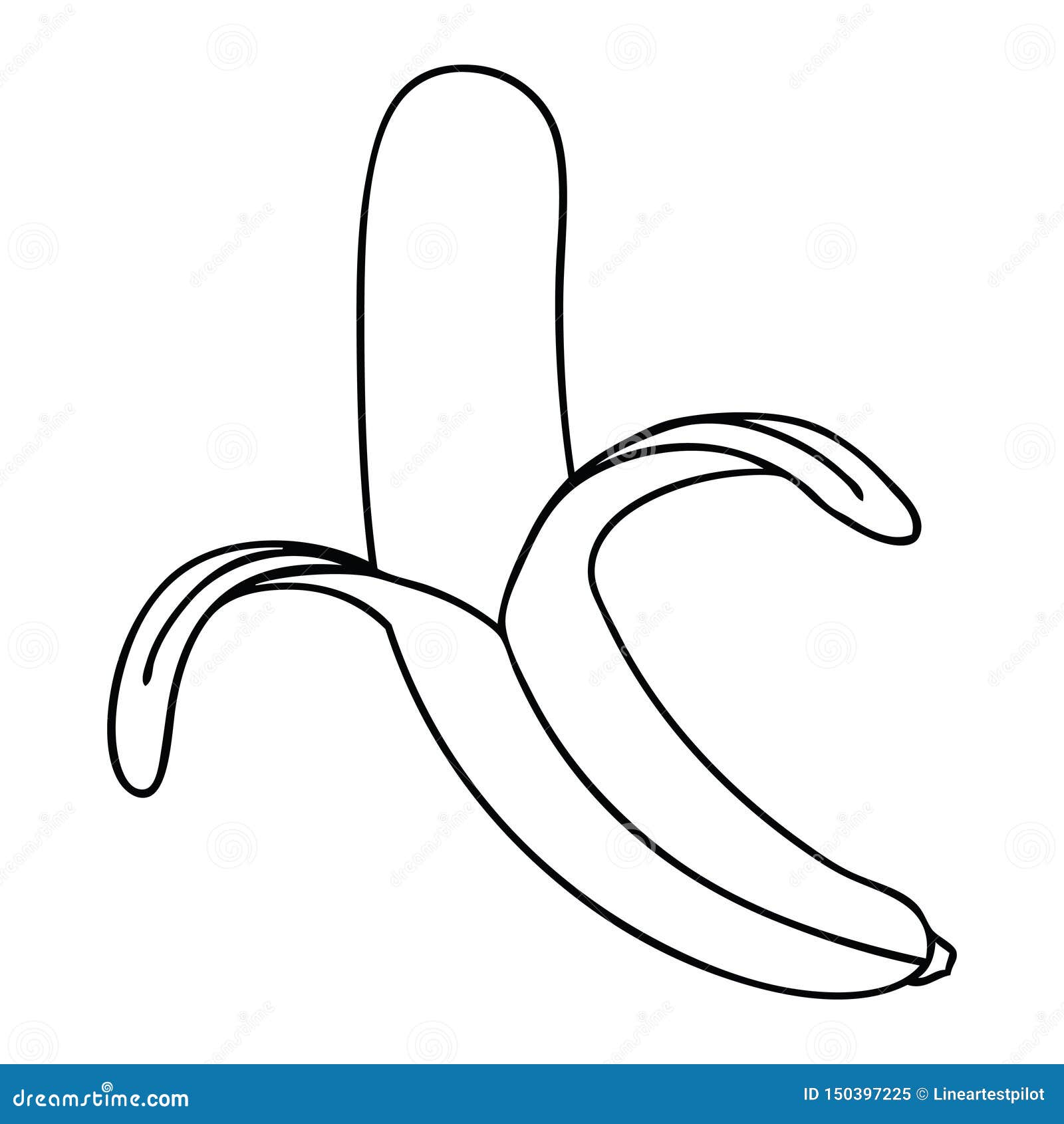 Line Drawing Quirky Cartoon Banana Stock Vector - Illustration of banana, quirky: 150397225 Line Drawing Quirky Cartoon Banana Stock Vector - Illustration of banana, quirky: 150397225