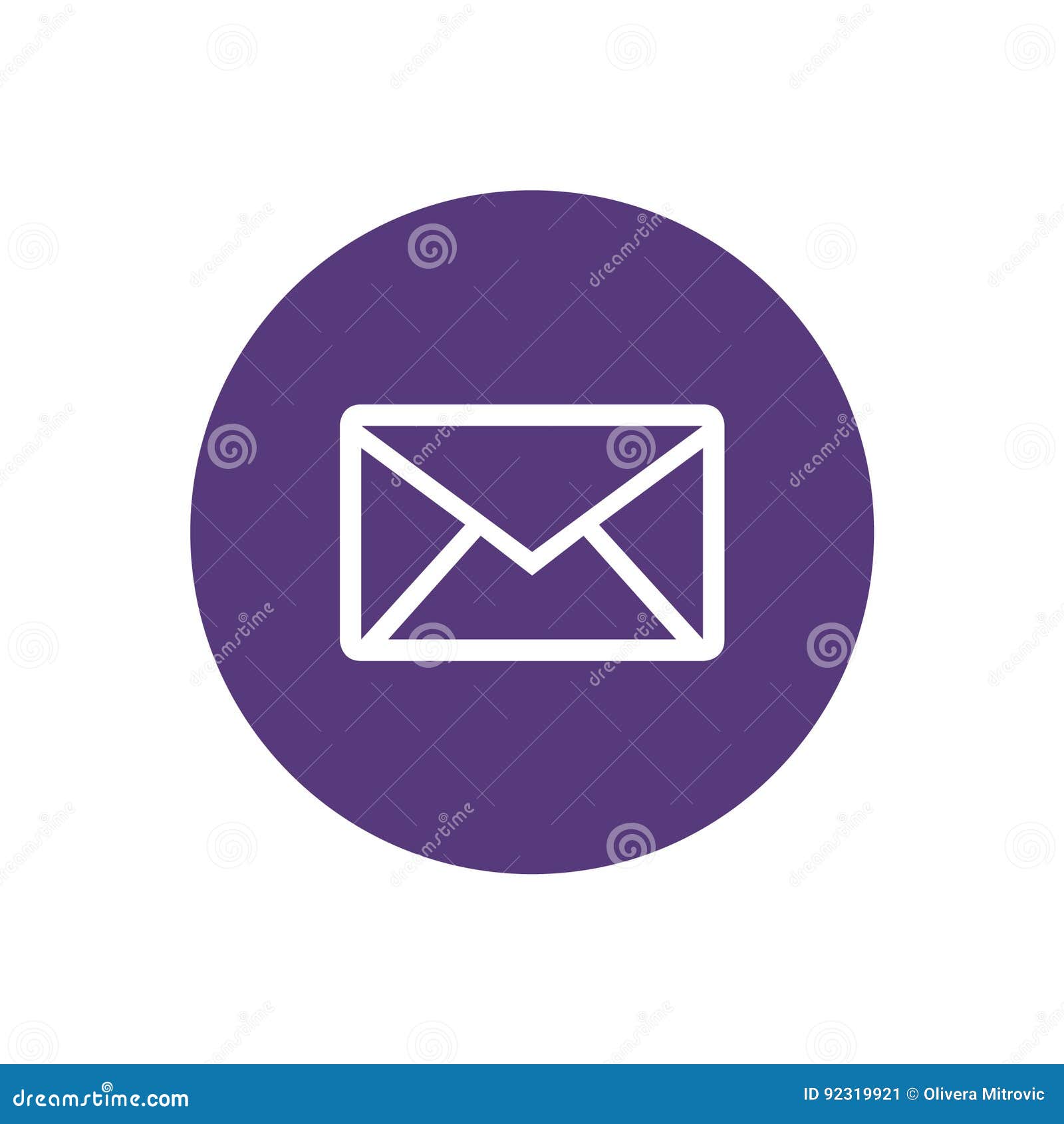 Biểu tượng dòng email màu tím sẽ làm cho thông điệp của bạn nổi bật với một phong cách đẹp mắt. Hãy tạo sự khác biệt cho hộp thư đến của bạn và thu hút sự chú ý tối đa khi bạn gửi đi email của mình.