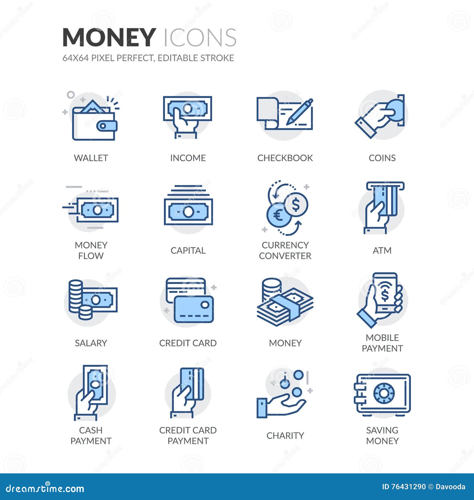 line money icons