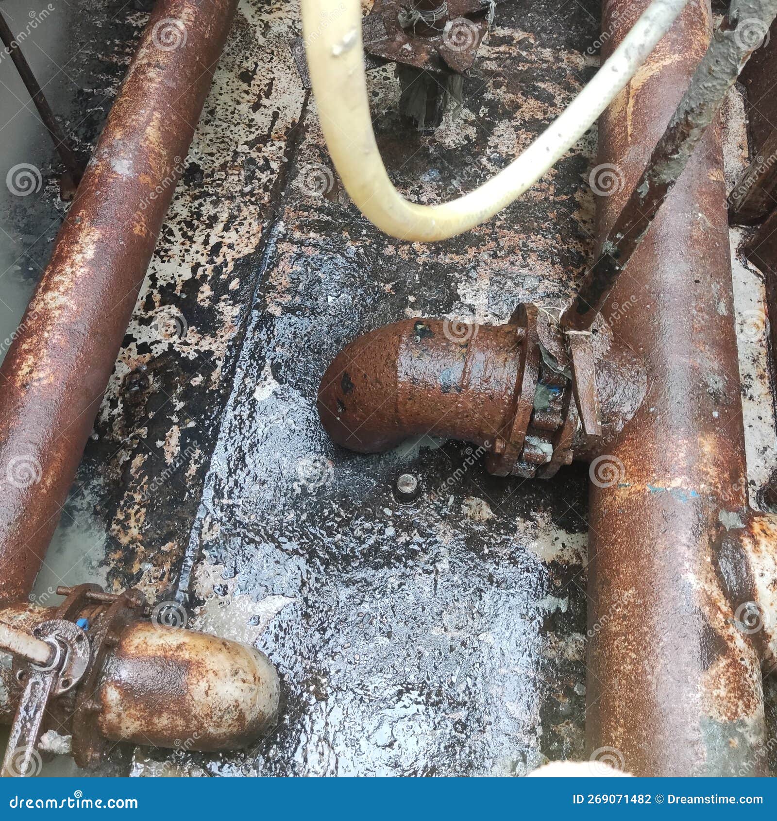 Line of Mud Tank Drilling Oil and Gas Stock Photo Image of line