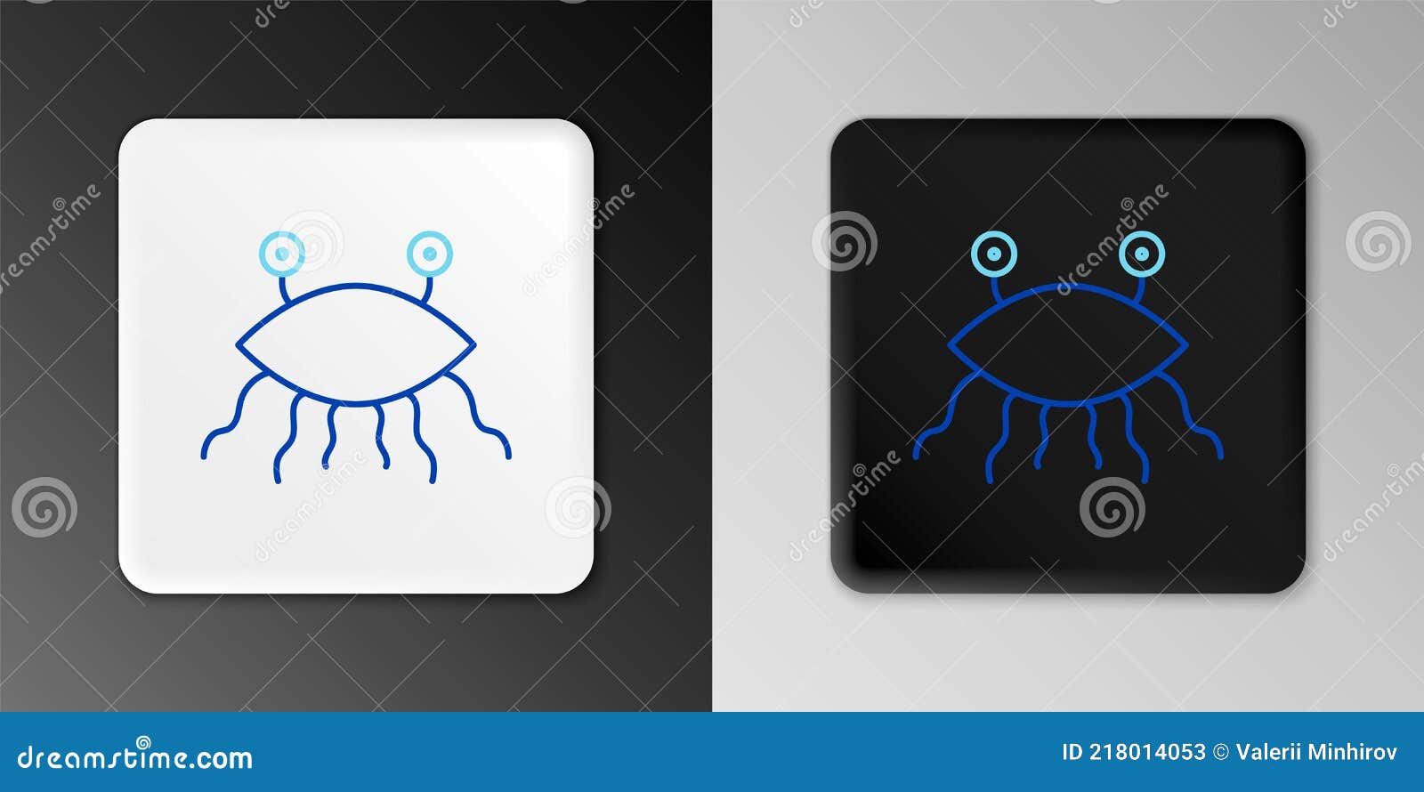 line pastafarianism icon  on grey background. colorful outline concept. 