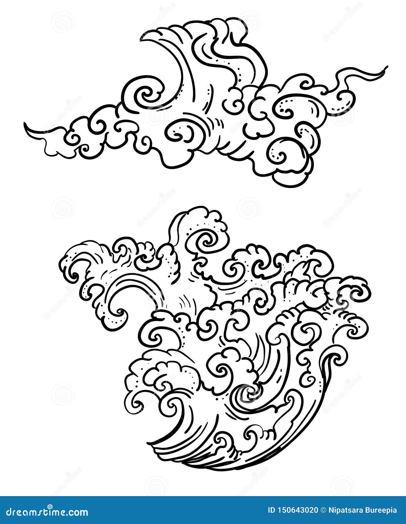 Japanese Wave Tattoo in 2023  Traditional japanese tattoos Japanese wave  tattoos Waves tattoo