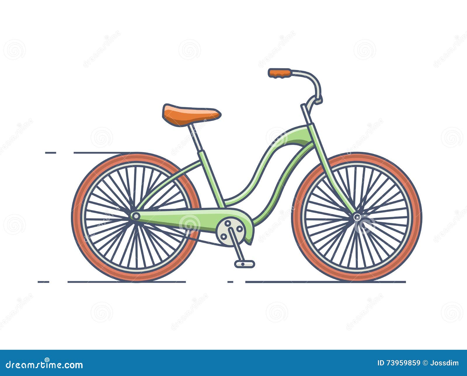 disegno di una raggiera della bicicletta