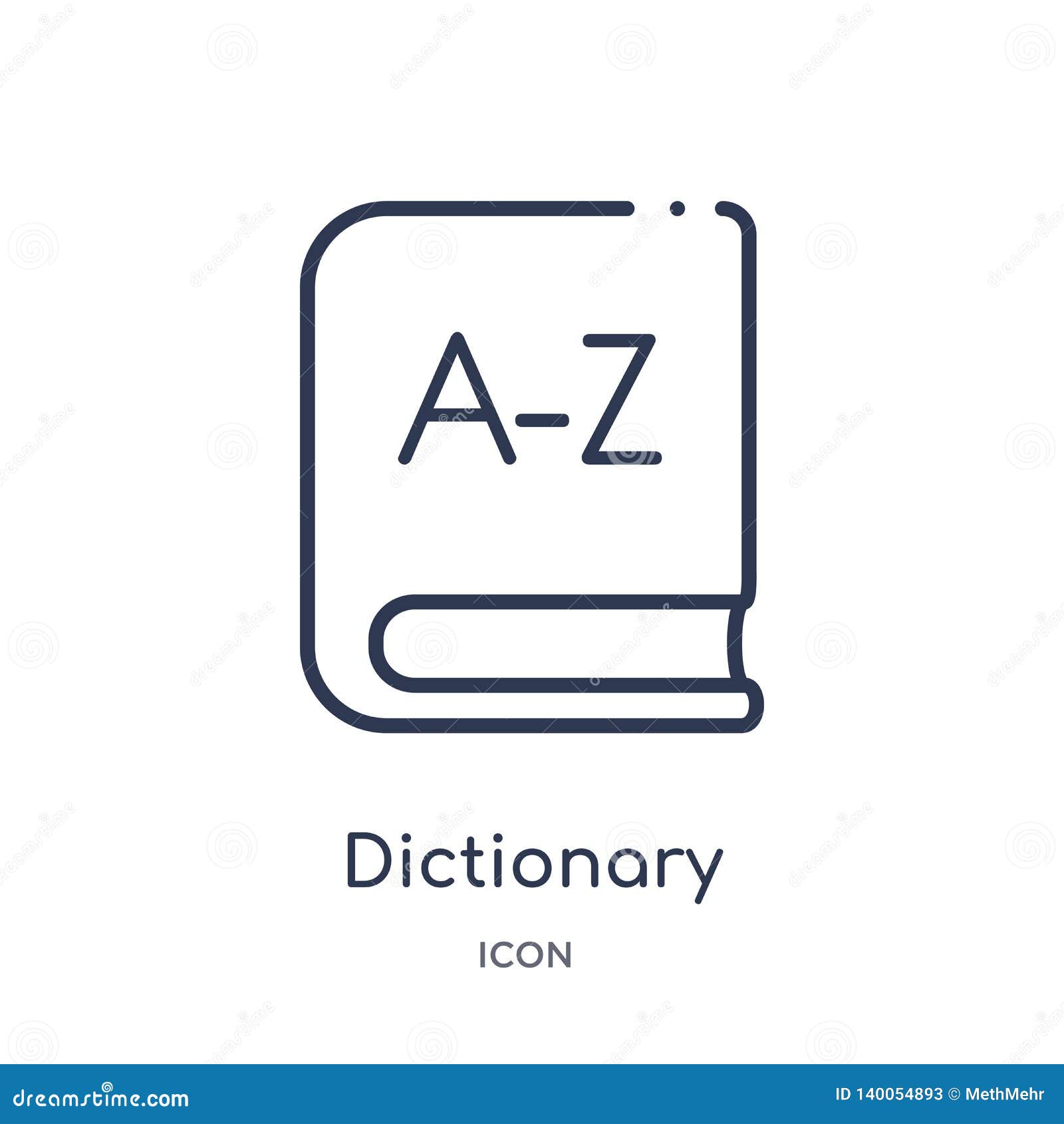 Linear Dictionary Icon From Education Outline Collection Thin Line Dictionary Vector Isolated On White Background Dictionary Stock Vector Illustration Of Learning Paper Linear Dictionary Icon From Education Outline Collection Thin Line Dictionary Vector Isolated On White Background Dictionary Stock Vector Illustration Of Learning Paper