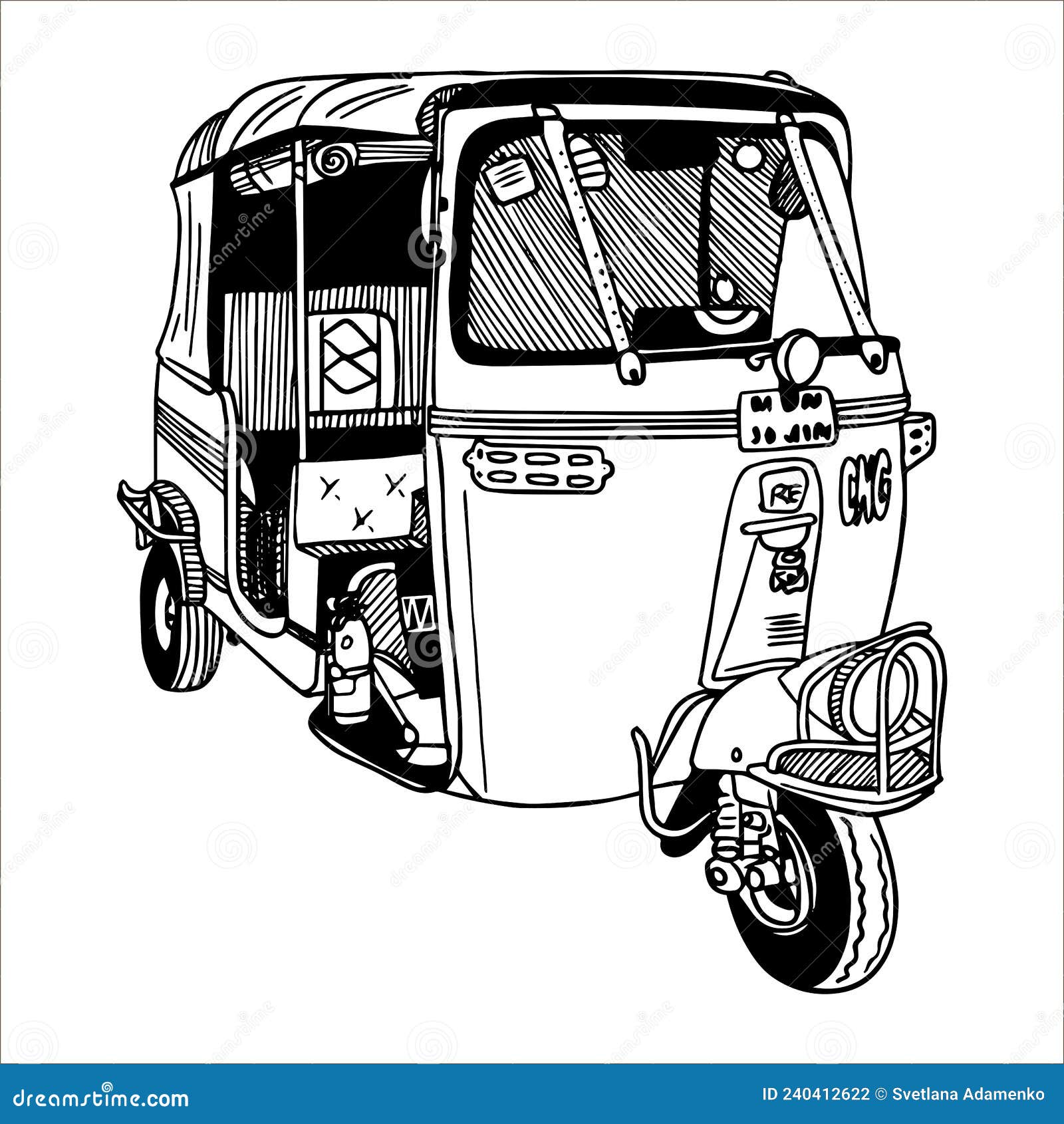 Rickshaw Vector Images (over 2,300)