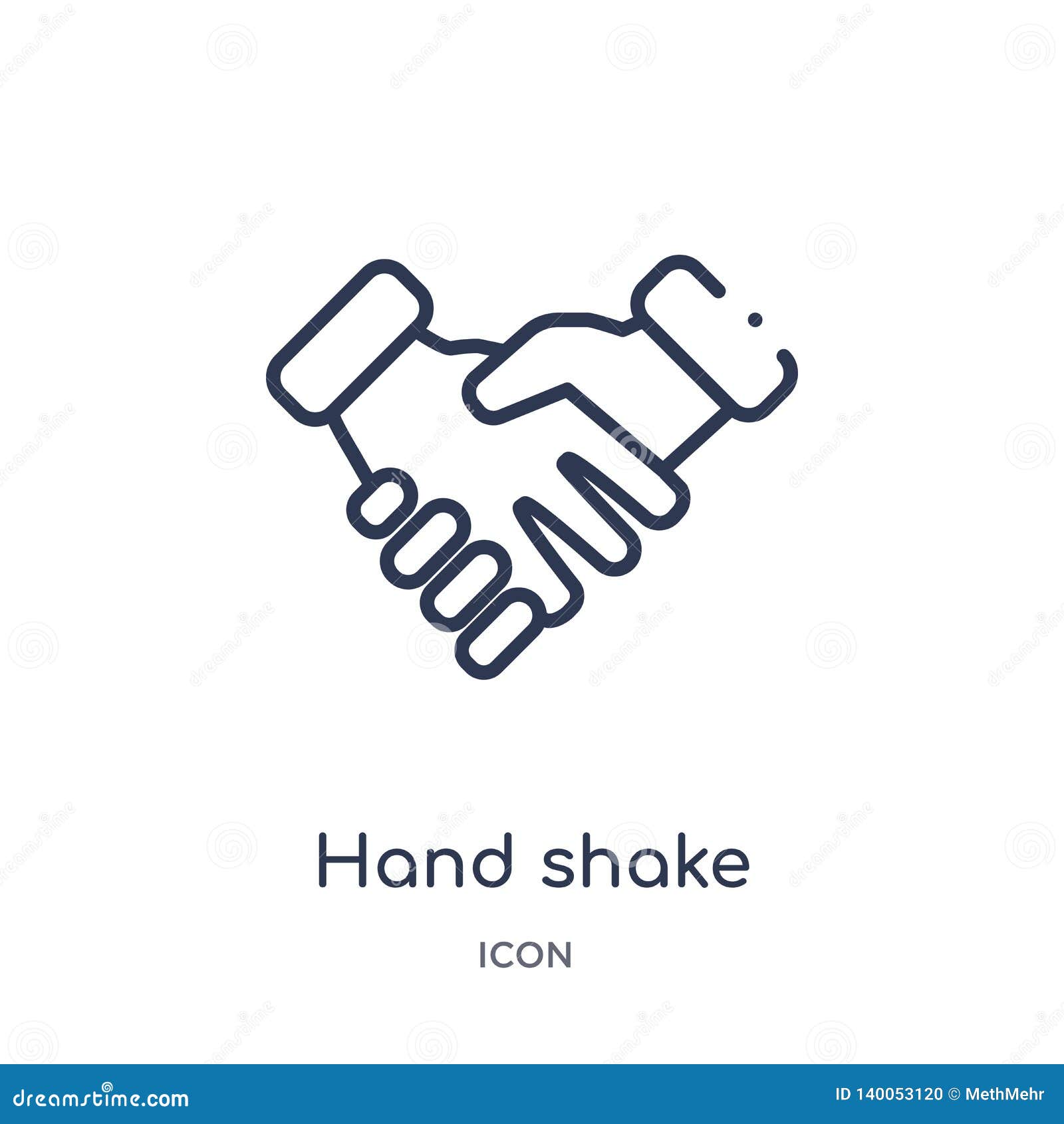 Premium Vector  Handshake vector flat icon isolated hand shake