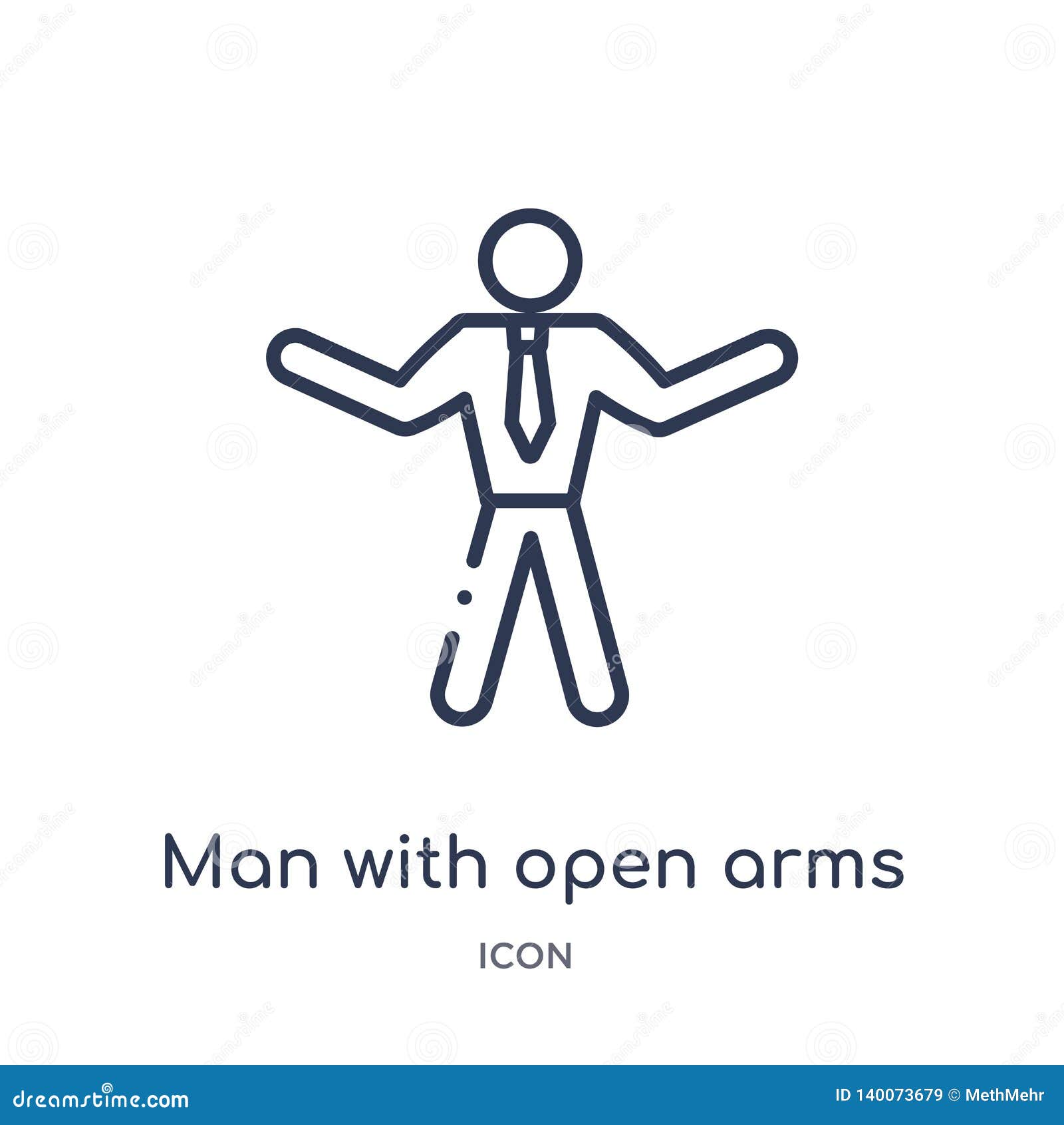 Linear Man With Open Arms Icon From General Outline Collection Thin Line Man With Open Arms Icon Isolated On White Background Stock Vector Illustration Of Massage Human Linear Man With Open Arms Icon From General Outline Collection Thin Line Man With Open Arms Icon Isolated On White Background Stock Vector Illustration Of Massage Human