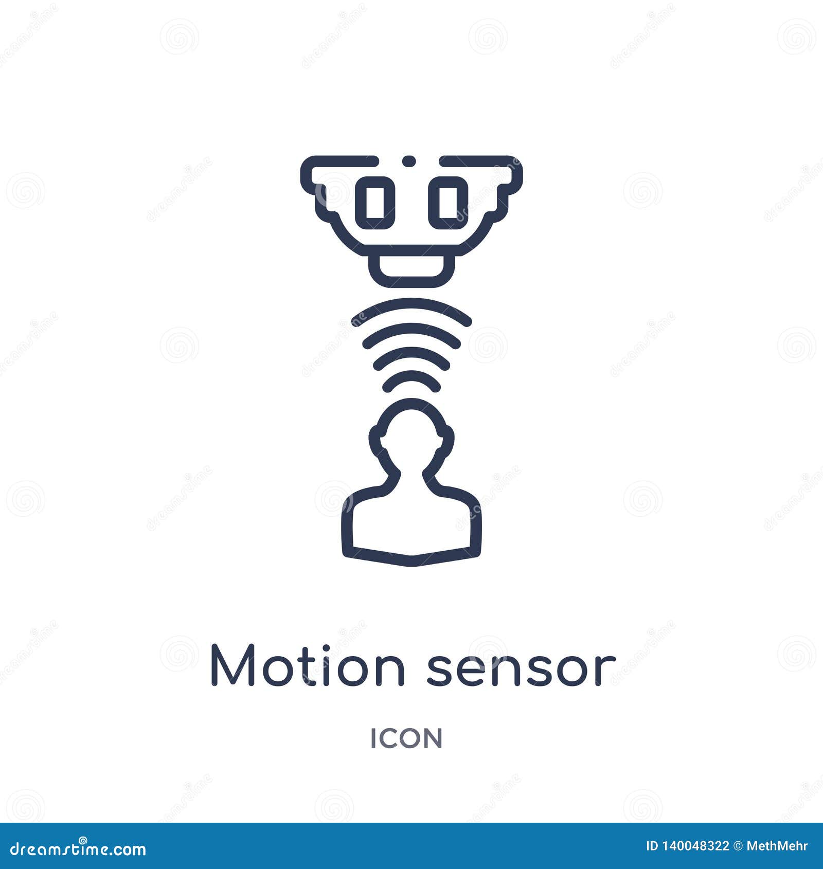 Linear Motion Sensor Icon from Artificial Intellegence and Future  Technology Outline Collection. Thin Line Motion Sensor Vector Stock Vector  - Illustration of detector, motion: 140048322