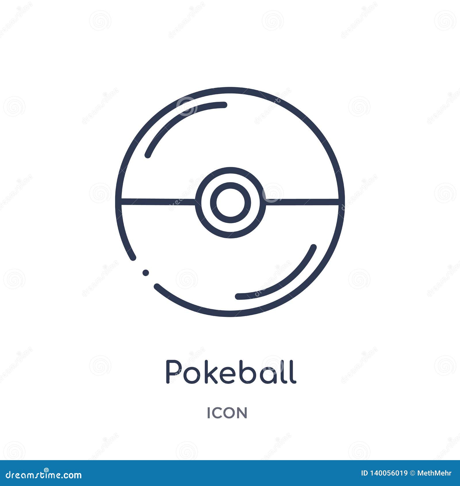 Pokeball Vector Pokeball Symbol Clipart (Instant Download) 