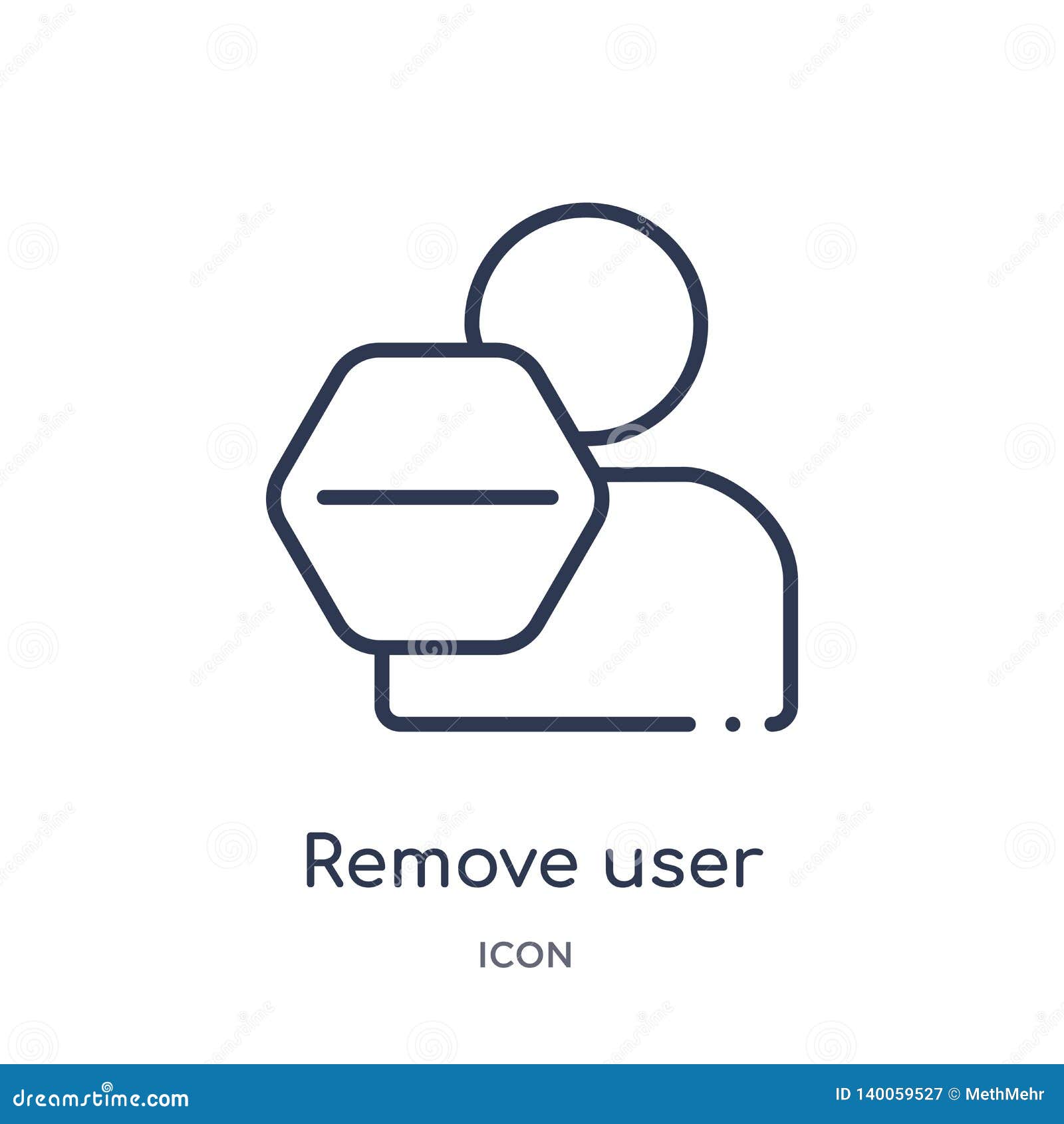Download Linear Remove User Icon From Human Resources Outline ...