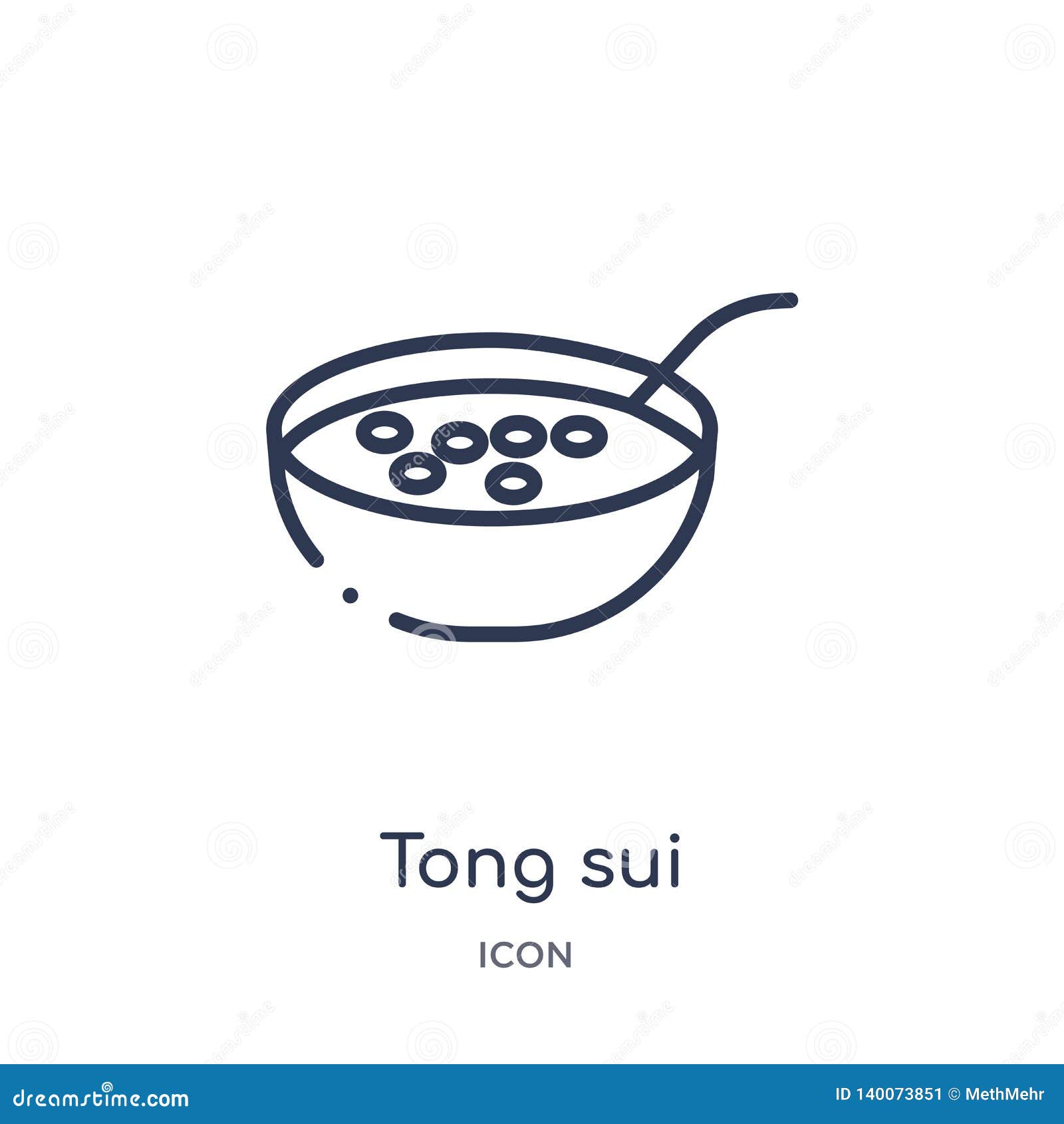 Tongs Icon Vector from Kitchen Collection. Thin Line Tongs Outline